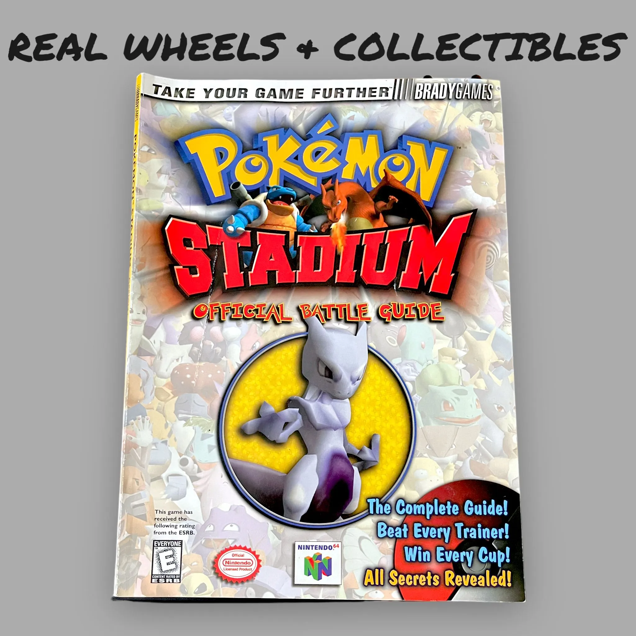 Product image for Pokemon Stadium Official Battle Guide Brady Games N64