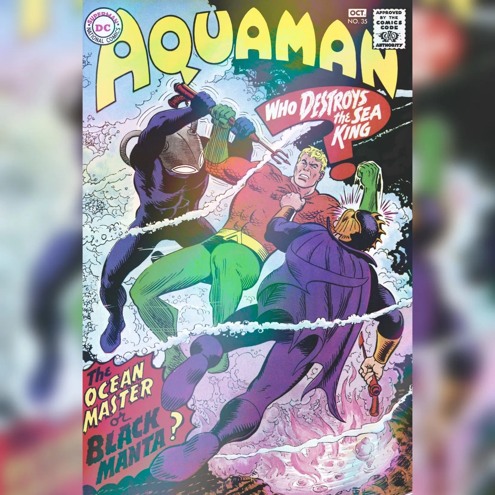 Product image for Aquaman #35 (Facsimile Color Foil Reprint) 1st Black Manta