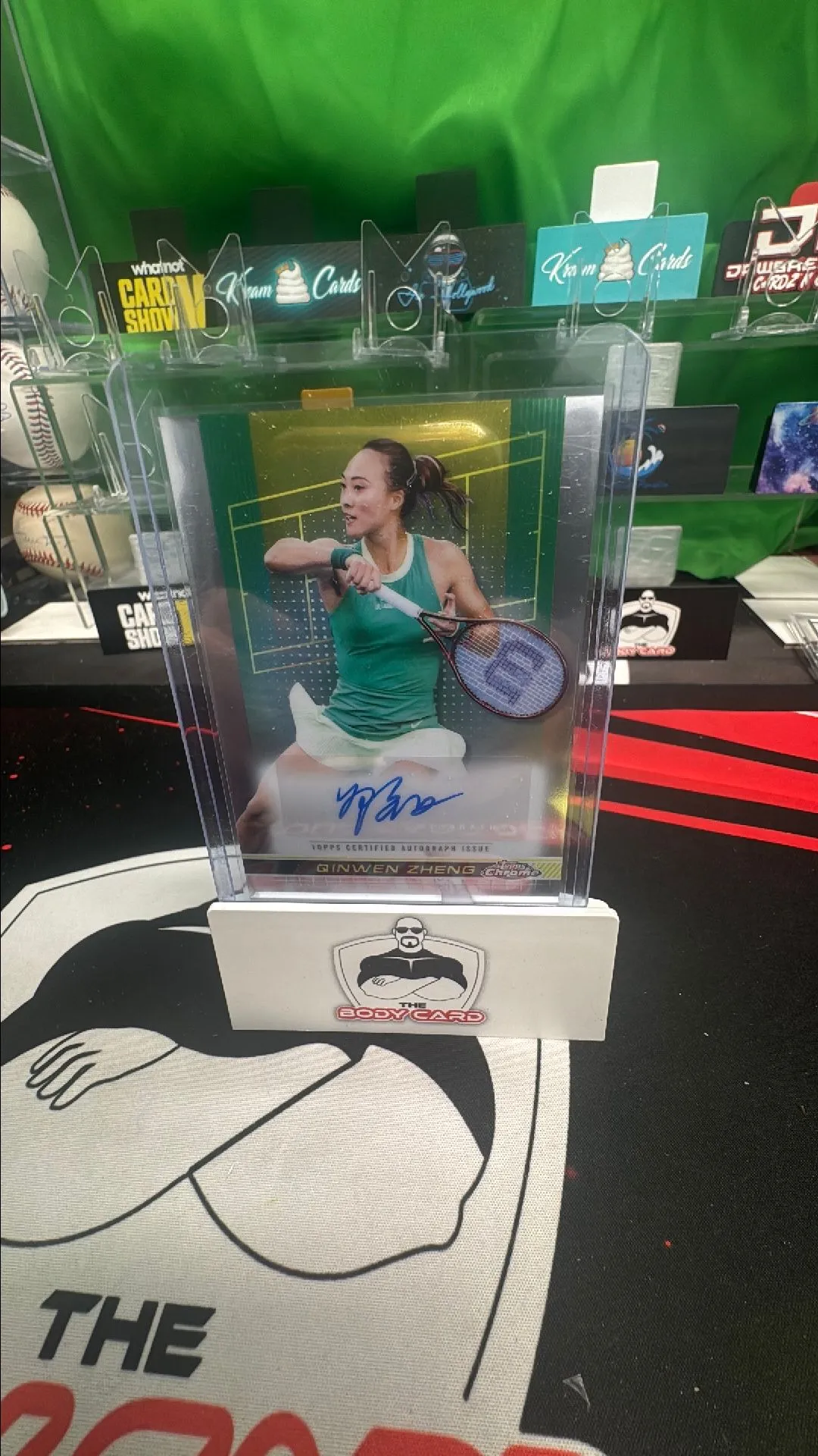 Product image for 2024 Topps chrome tennis Quinwen Zheng autograph