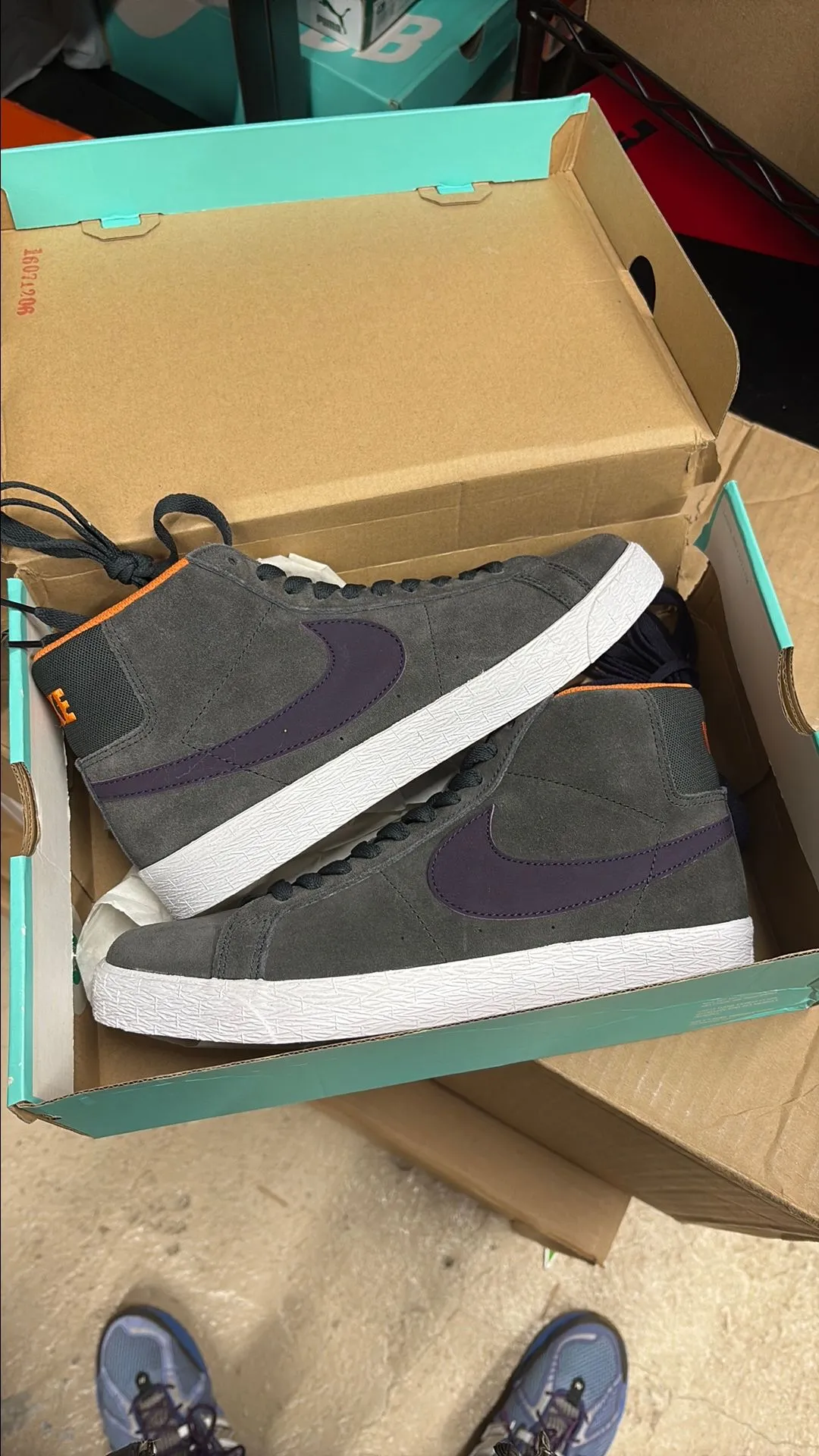 Product image for *SAMPLE* 2016 NIKE SB BLAZER PRM "PURPLE DYNASTY" SIZE 9.5M BRAND NEW