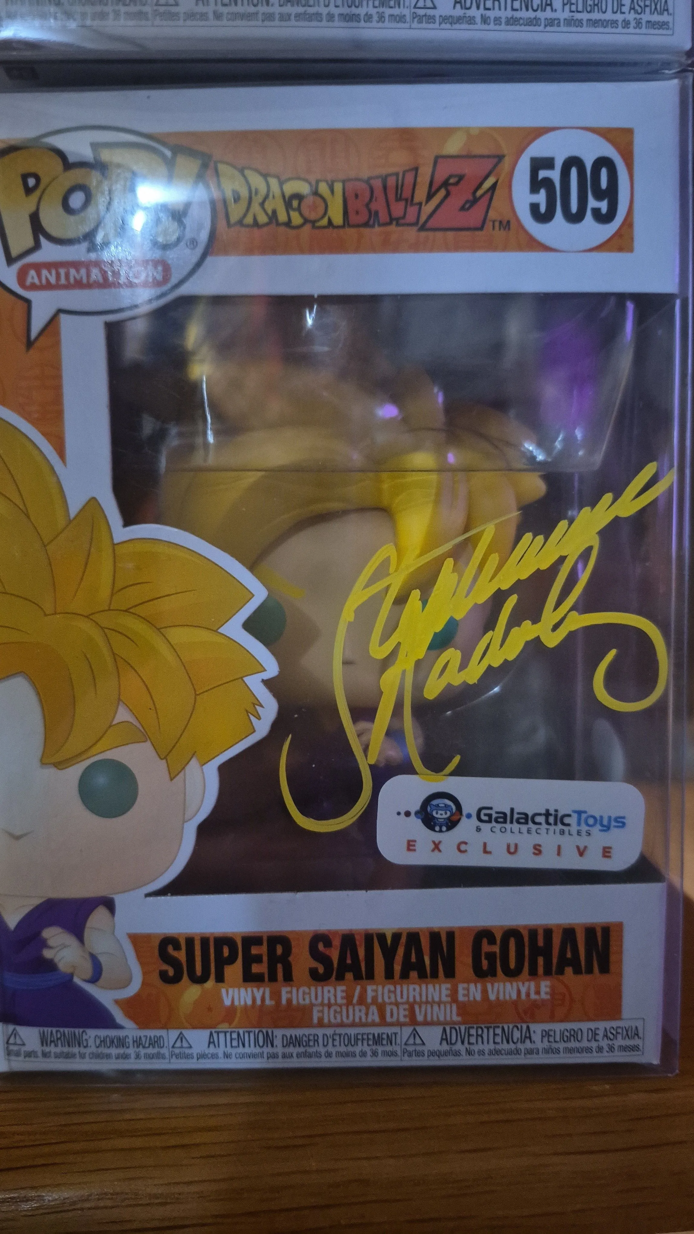Product image for Funko Pop! Naruto Shippuden- Naruto Uzumaki (Rasengan) #181 Signed by Maile Flanagan