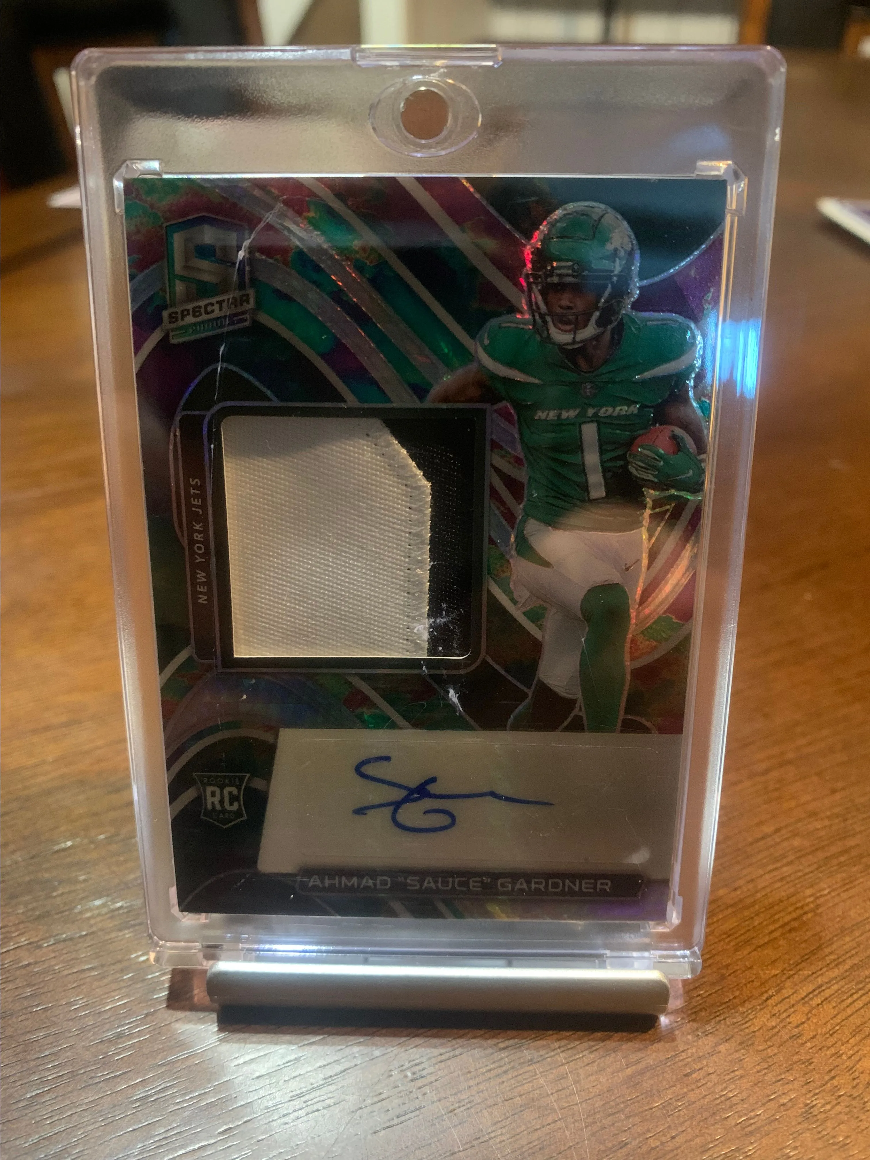 Product image for 2022 Spectra Football Ahmad Sauce Gardner Celestial RPA /99