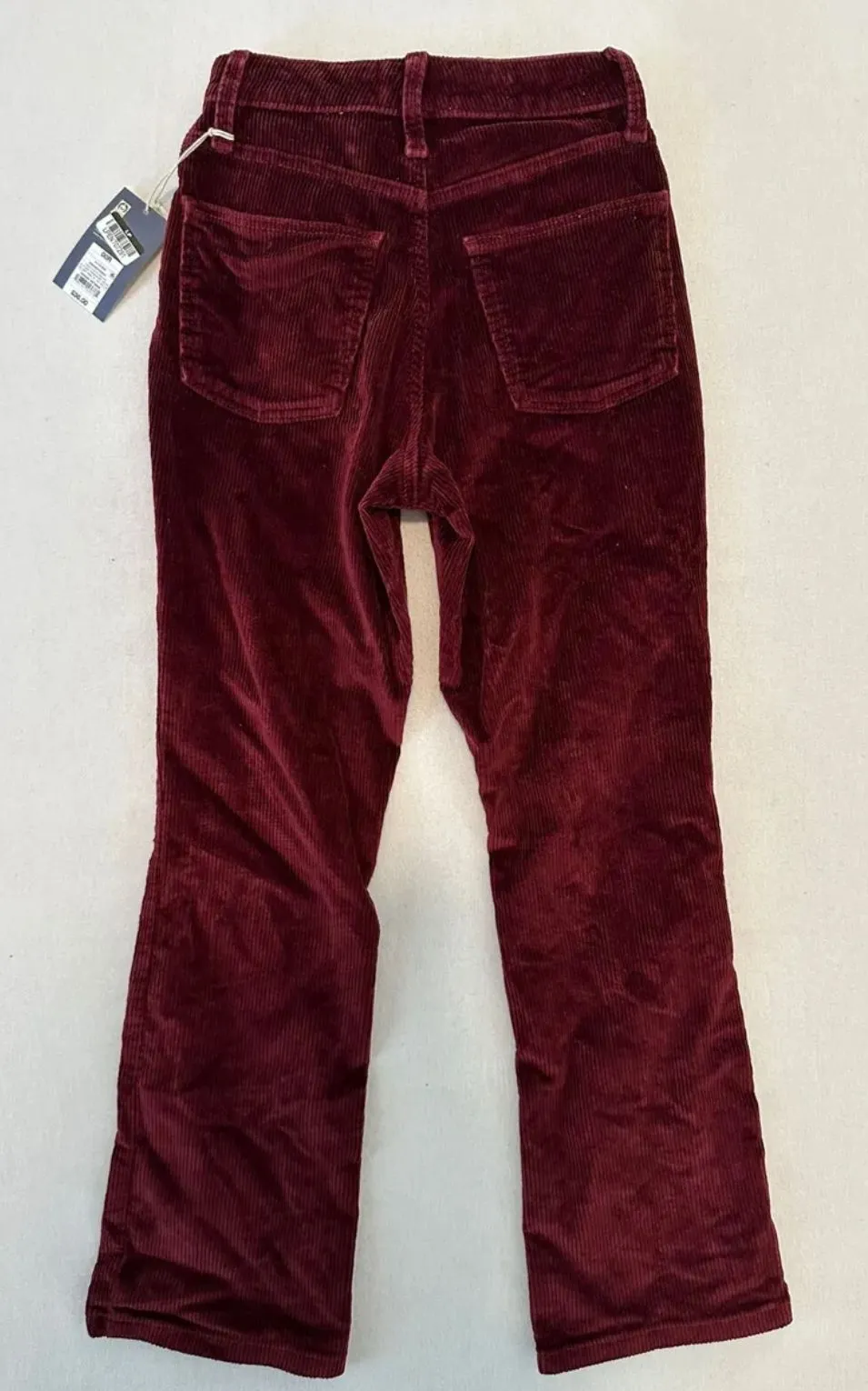 Product image for Universal Thread Women's jeans bootcut Corduroy High-Rise Burgundy Size 00R