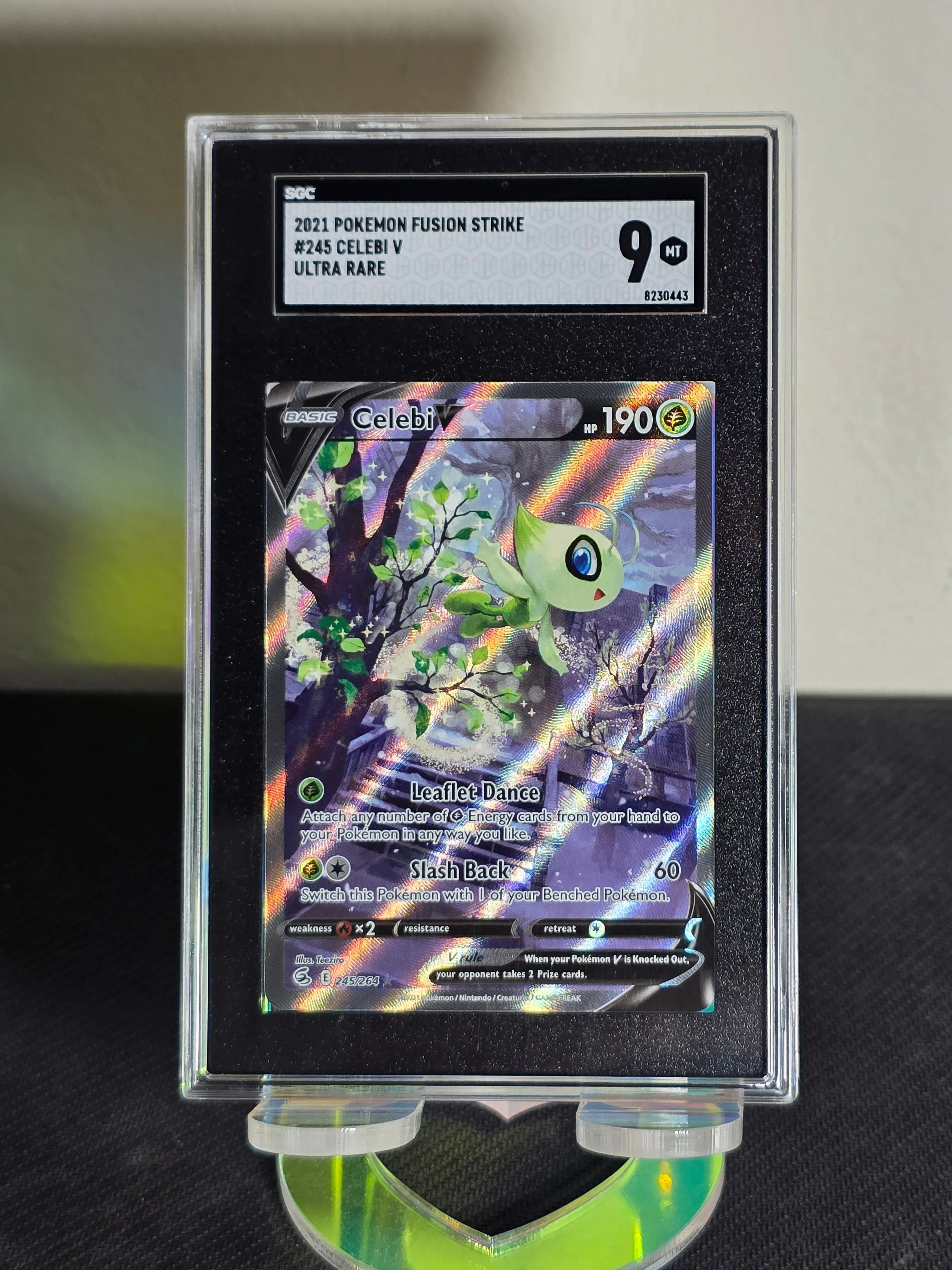 rare magic the gathering cards price list Fusion Strike #271/264 Gengar VMAX HGA 9.5 main image 1