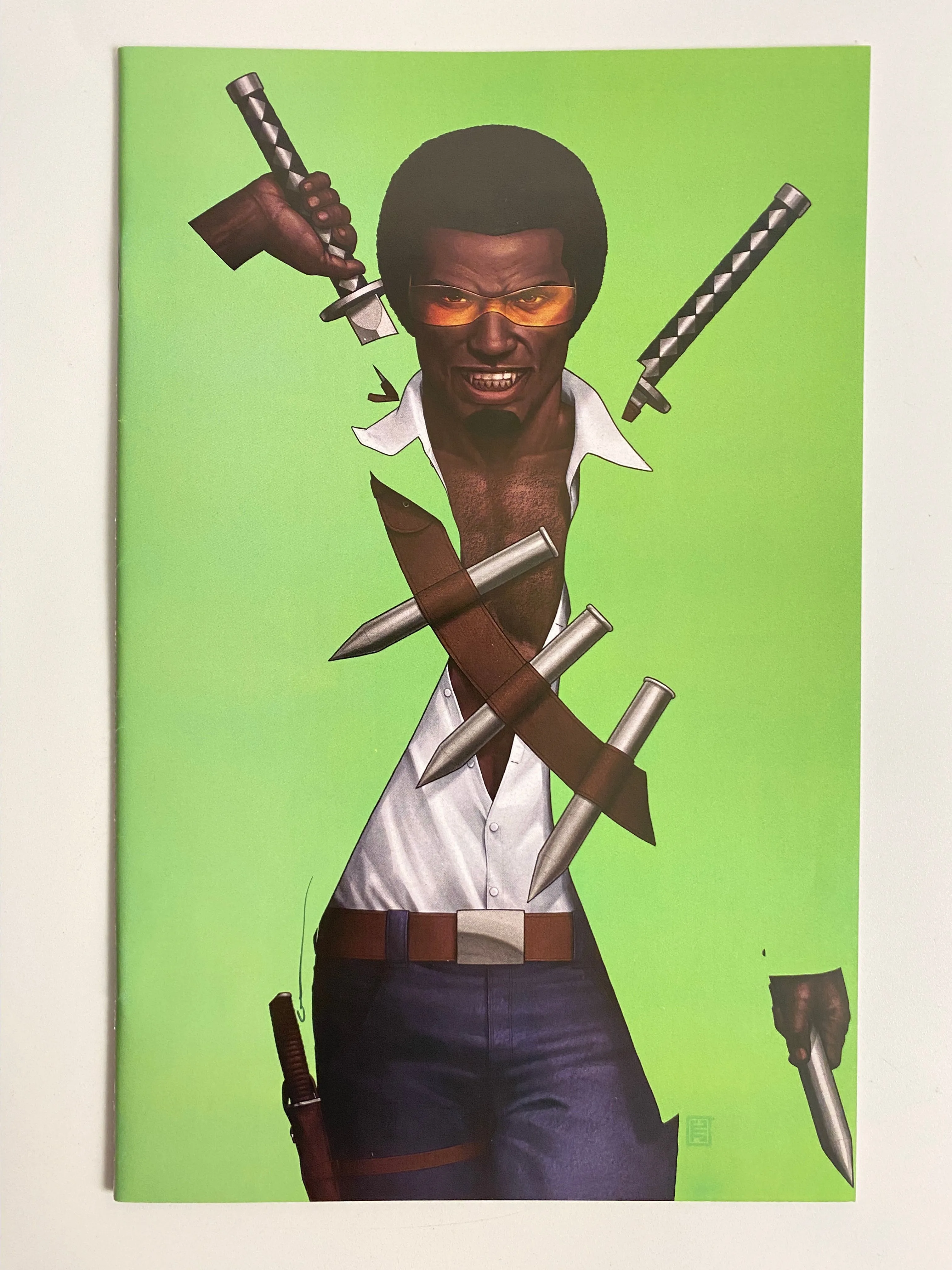 Product image for SIGNED BY JOHN TYLER CHRISTOPHER JTC! Blood Hunt #1 Blade Negative Space 2024 