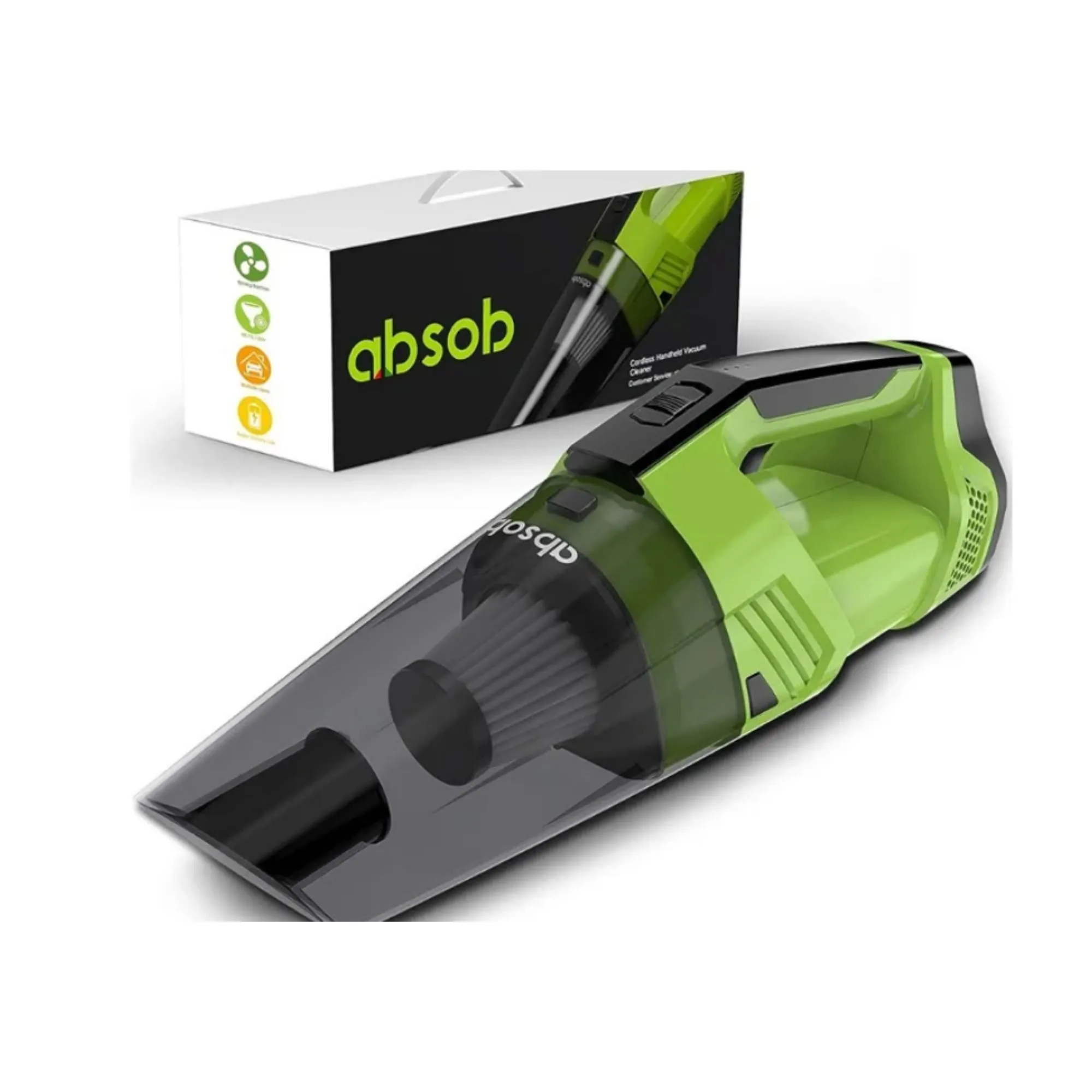 Product image for Cordless Handheld Vacuum Cleaner - High Power Portable Mini Wireless Car Vacuum