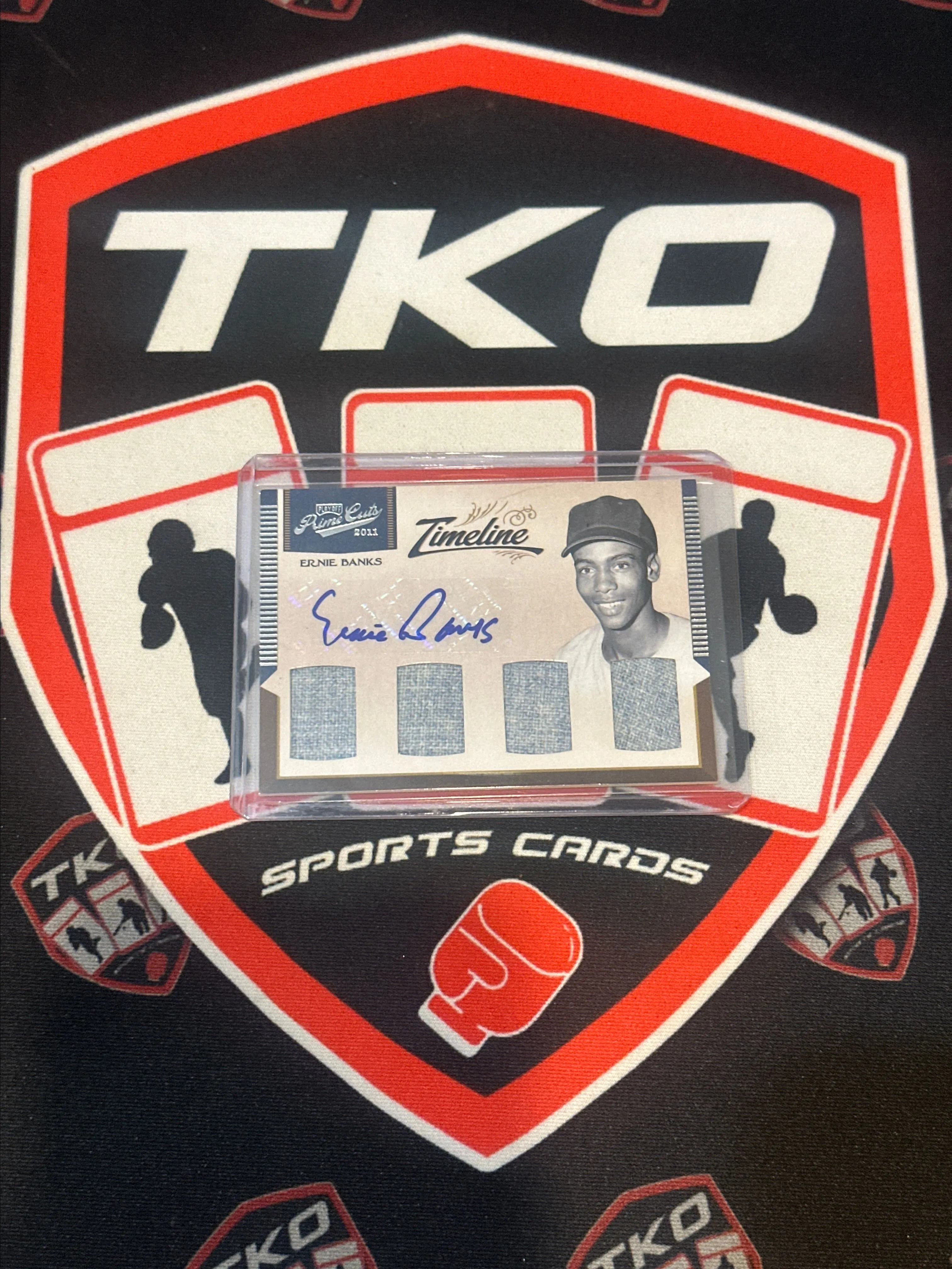 Product image for Prime Cuts ERNIE BANKS GU Relic Auto SSP /5