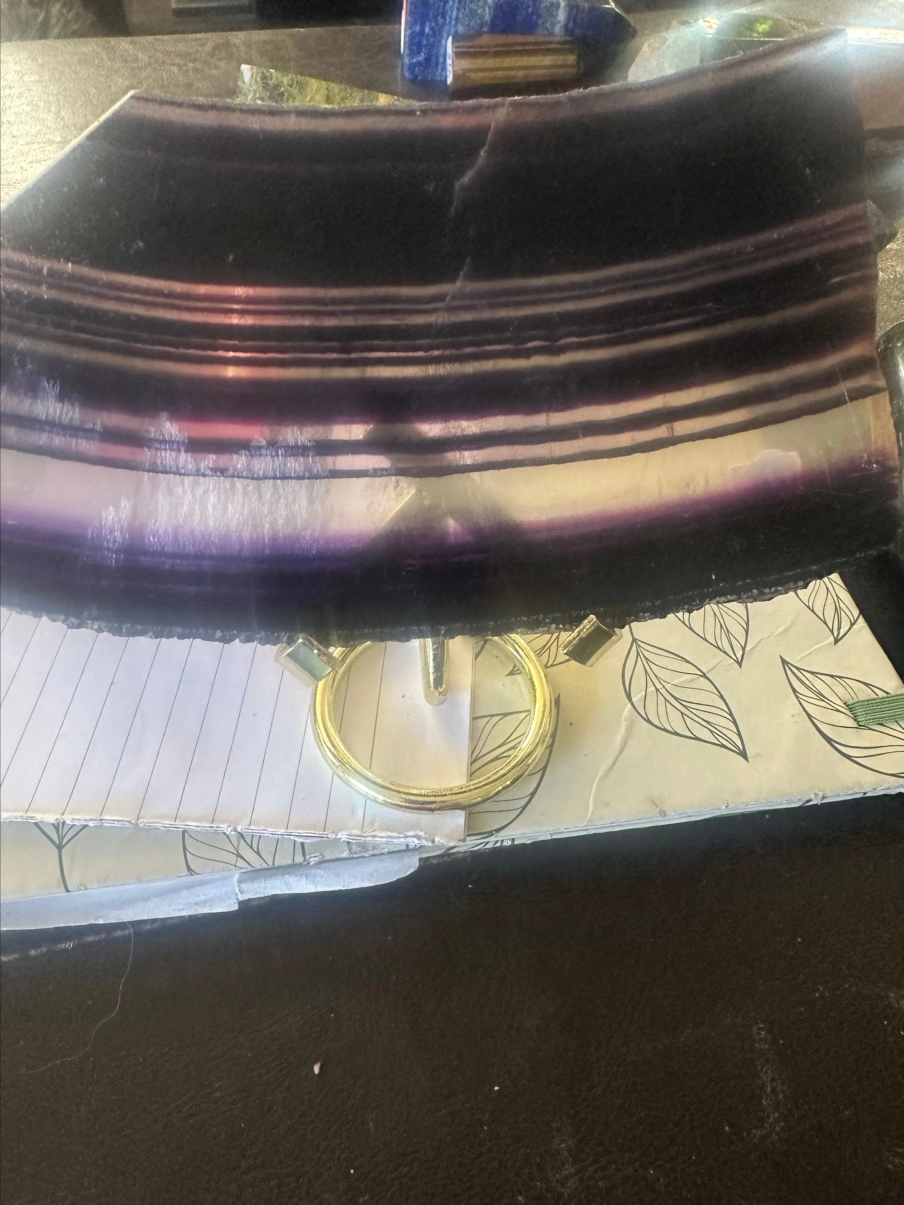 Product image for Deep Purple and yellow fluorite