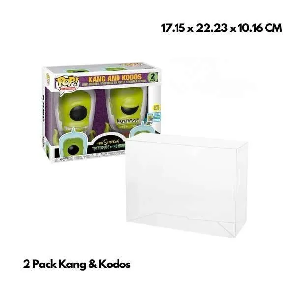 Product image for Pop Protector voor 2 Pack Kang & Kodos 17.15 x 22.23 x 10.16 CM [0.5mm]