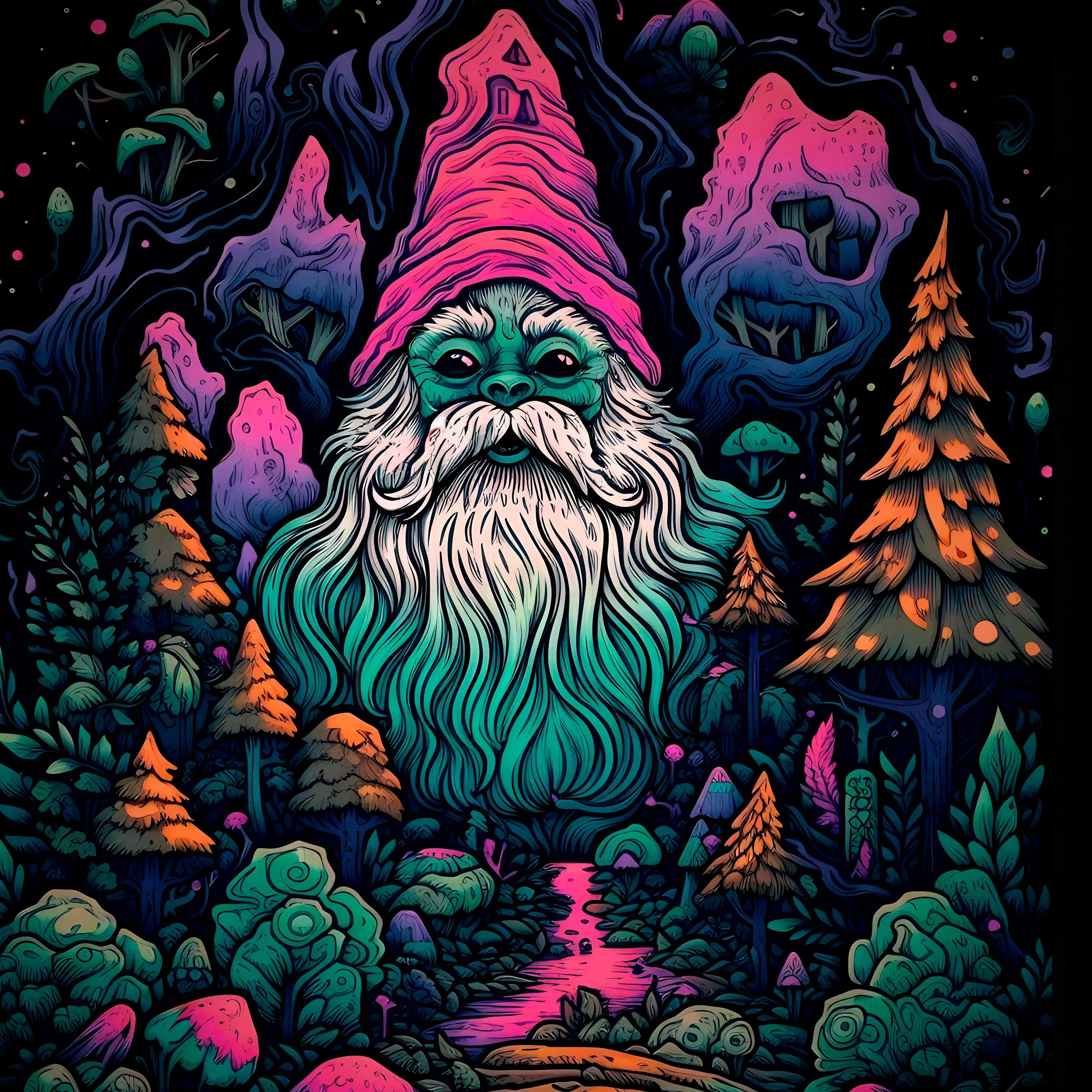 Product image for Coffee Mug with Forest Gnome original design