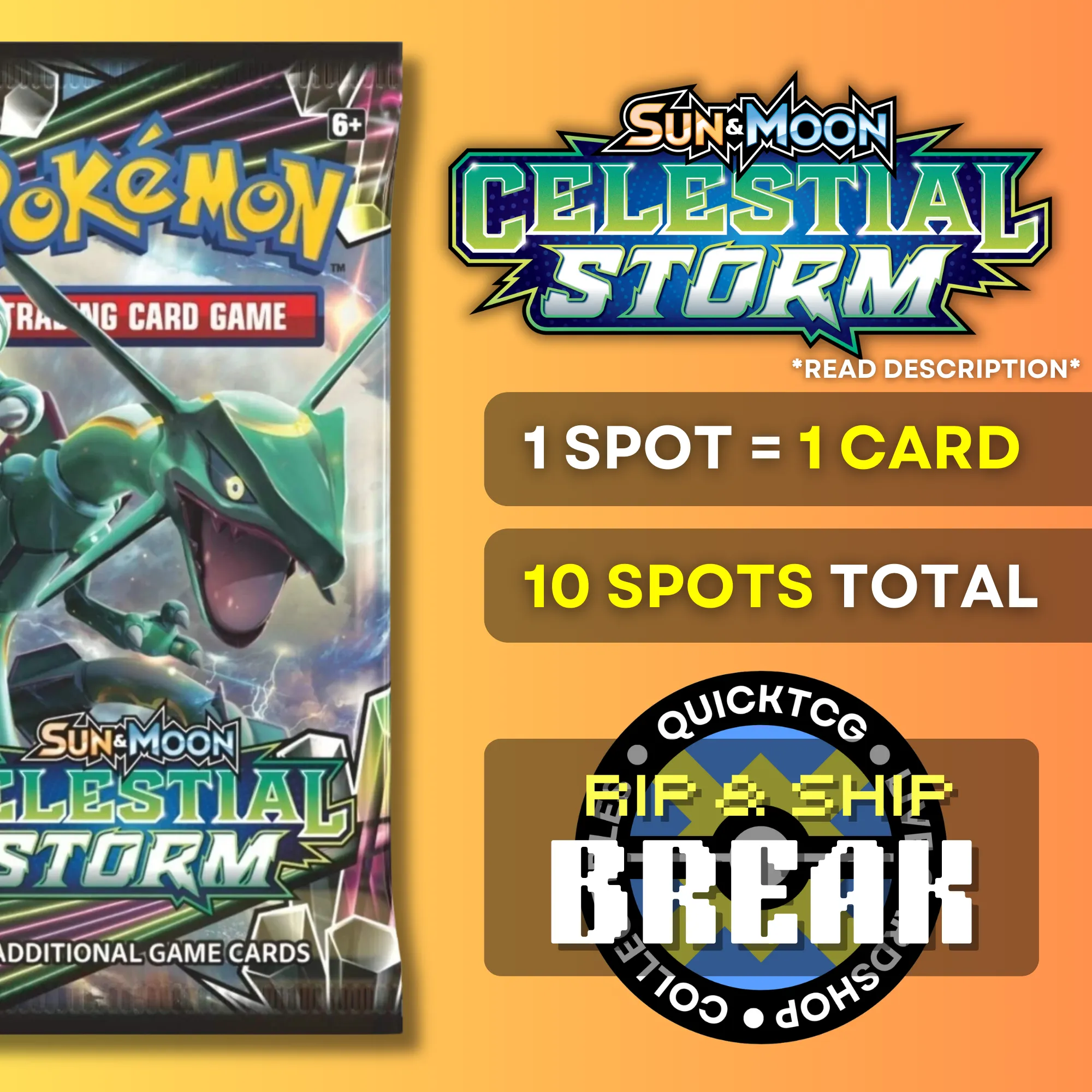 pokemon sun and moon celestial storm booster pack POKÉMON TCG Sun & Moon Celestial Storm main image 1