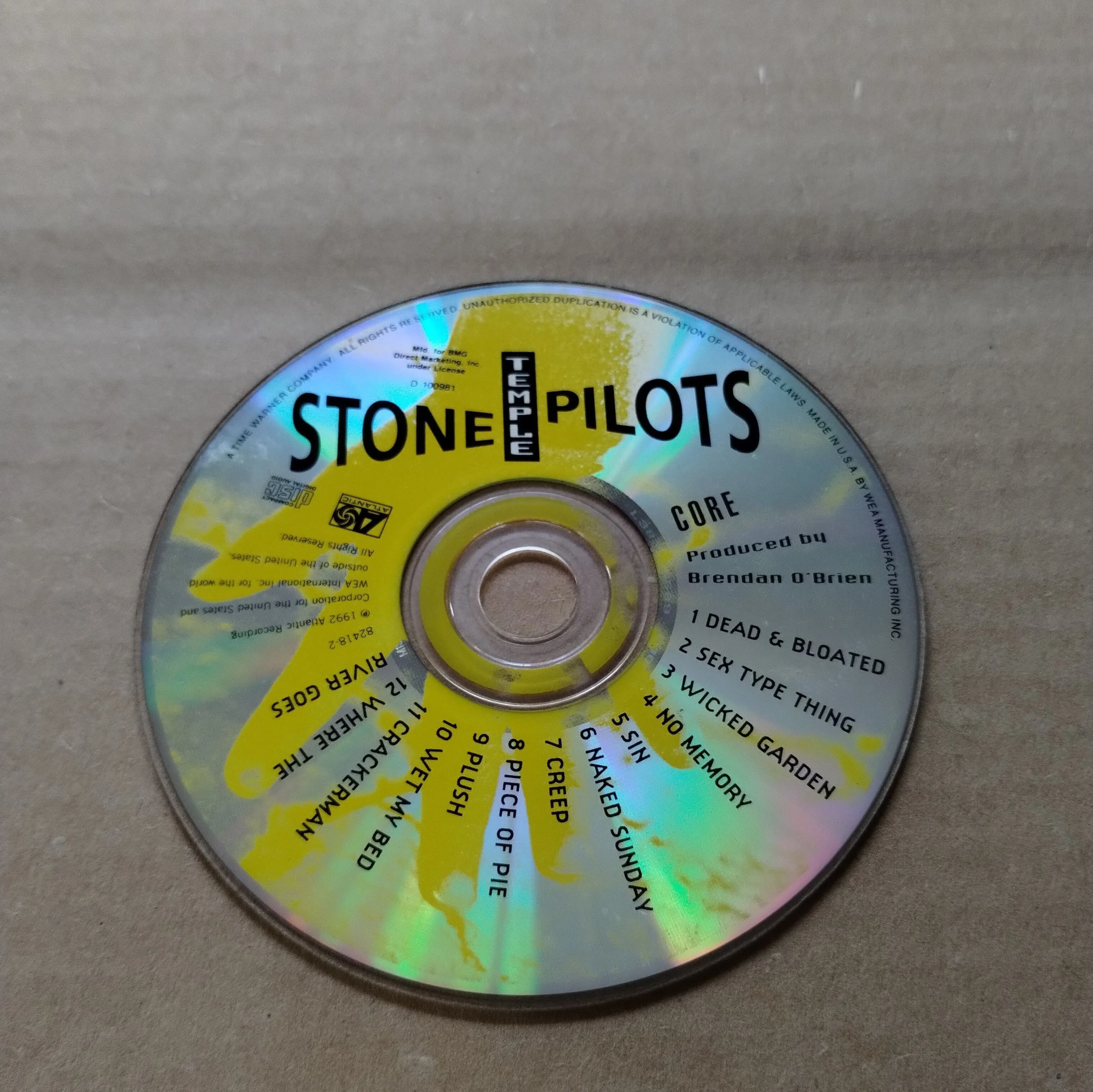 Product image for Stone Temple Pilots - Core - CD *Disc Only!