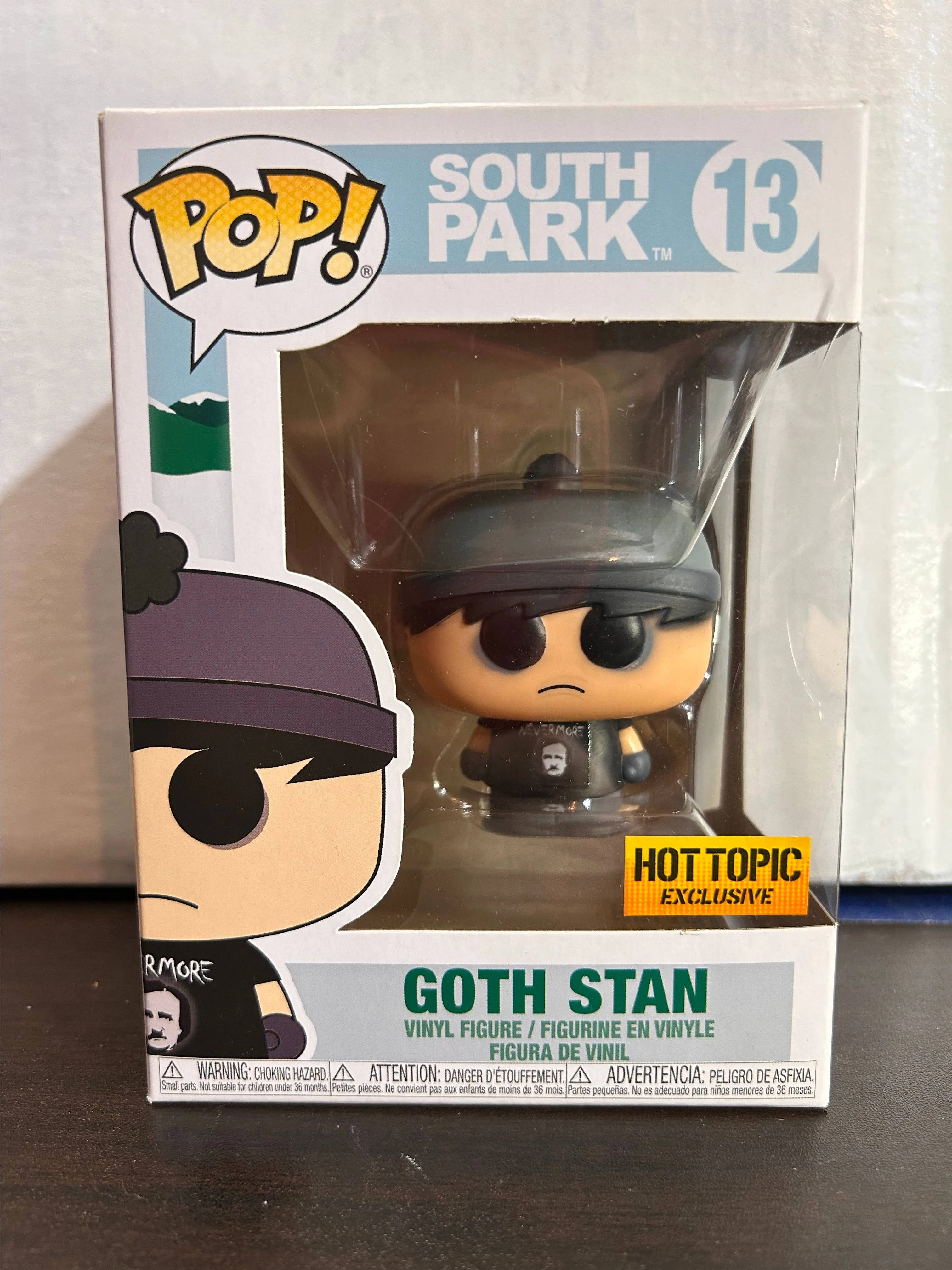 Product image for Goth Stan Hot Topic Exclusive South Park Vaulted Funko Pop 13 With Protector