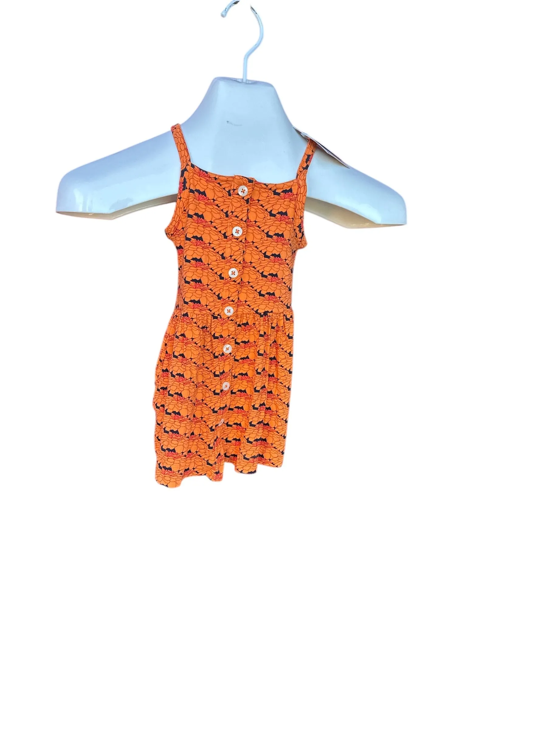 Product image for Kate Quinn button sun dress hot house flowers 6-12m bamboo