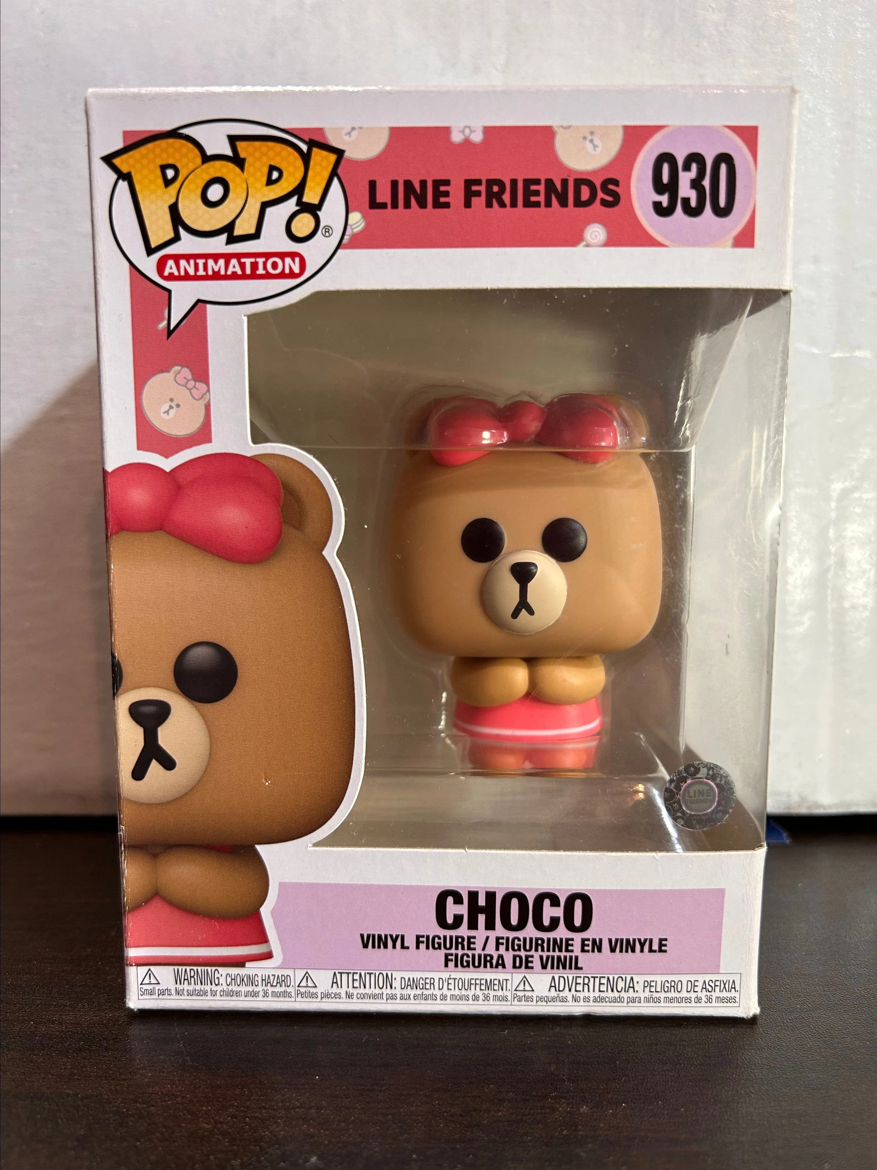 Product image for Choco Line Friends Animation Funko Pop 930 with Protector