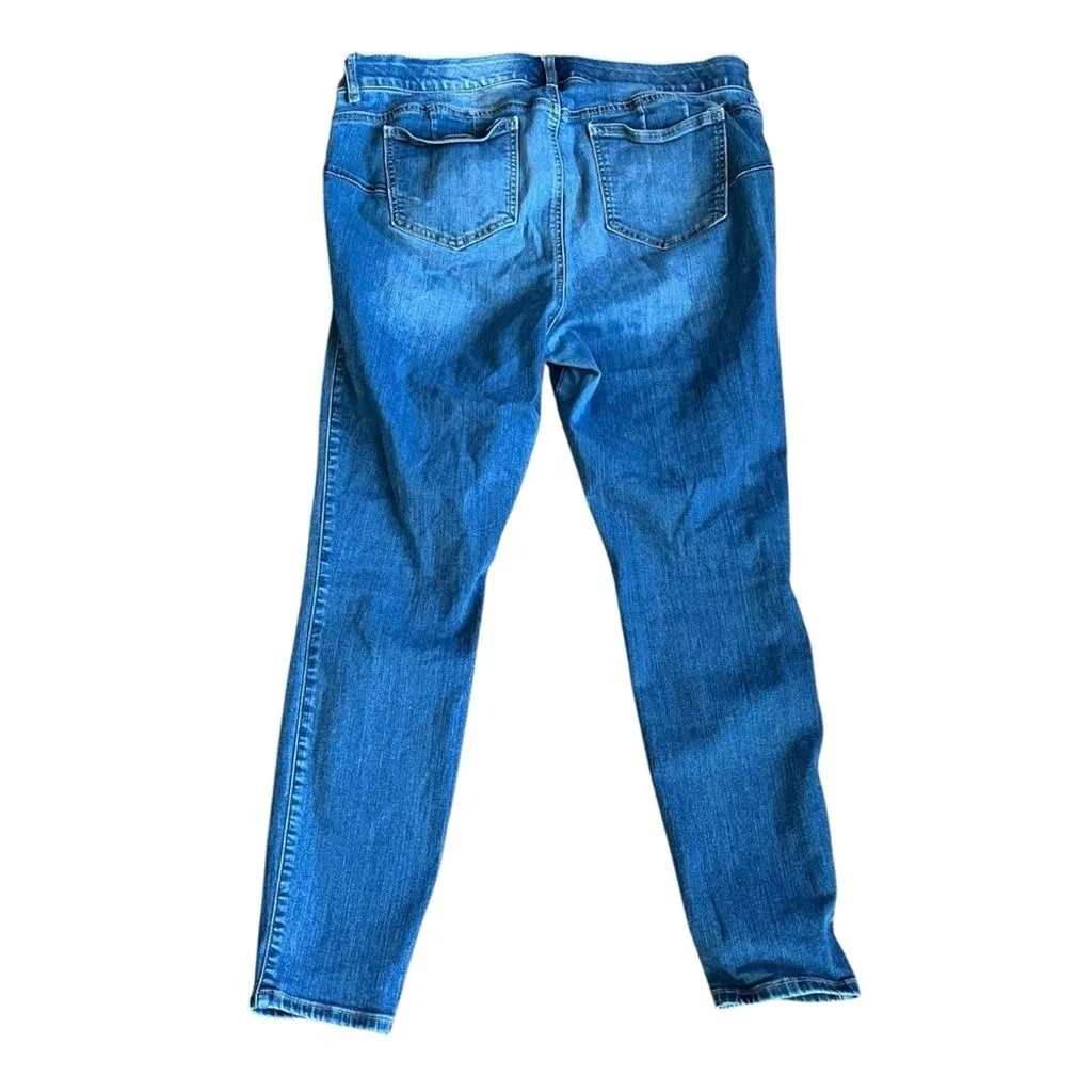 Product image for Torrid Bombshell Skinny 18R Blue Jeans Premium Stretch