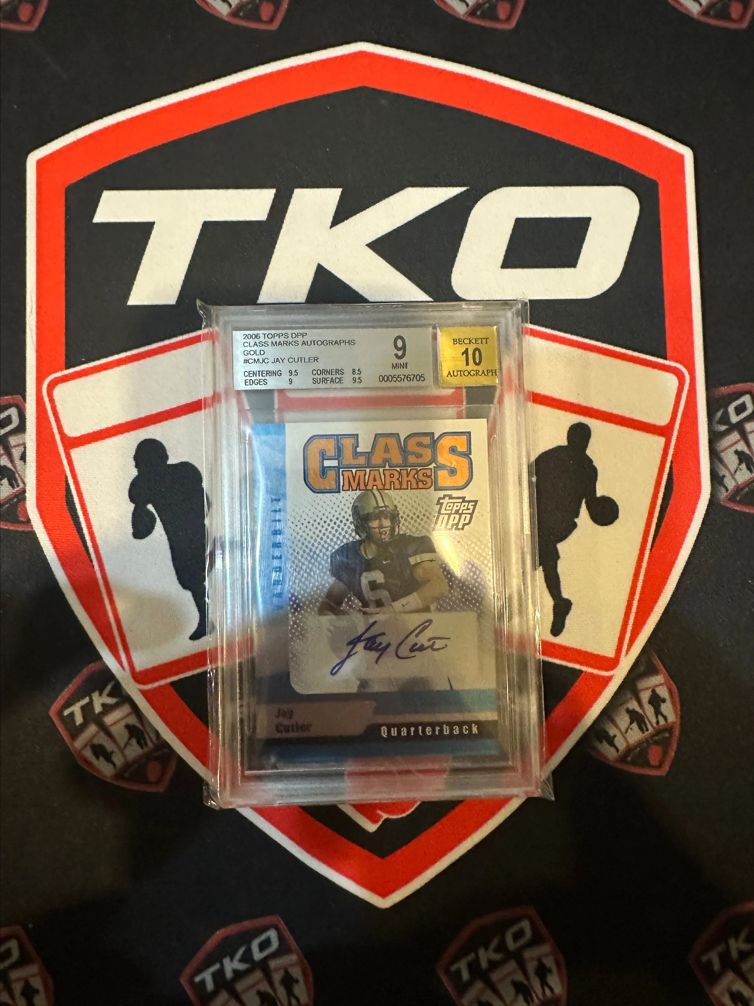 Product image for 2006 Topps DPP Jay Cutler RC Auto SP /10 BGS 9
