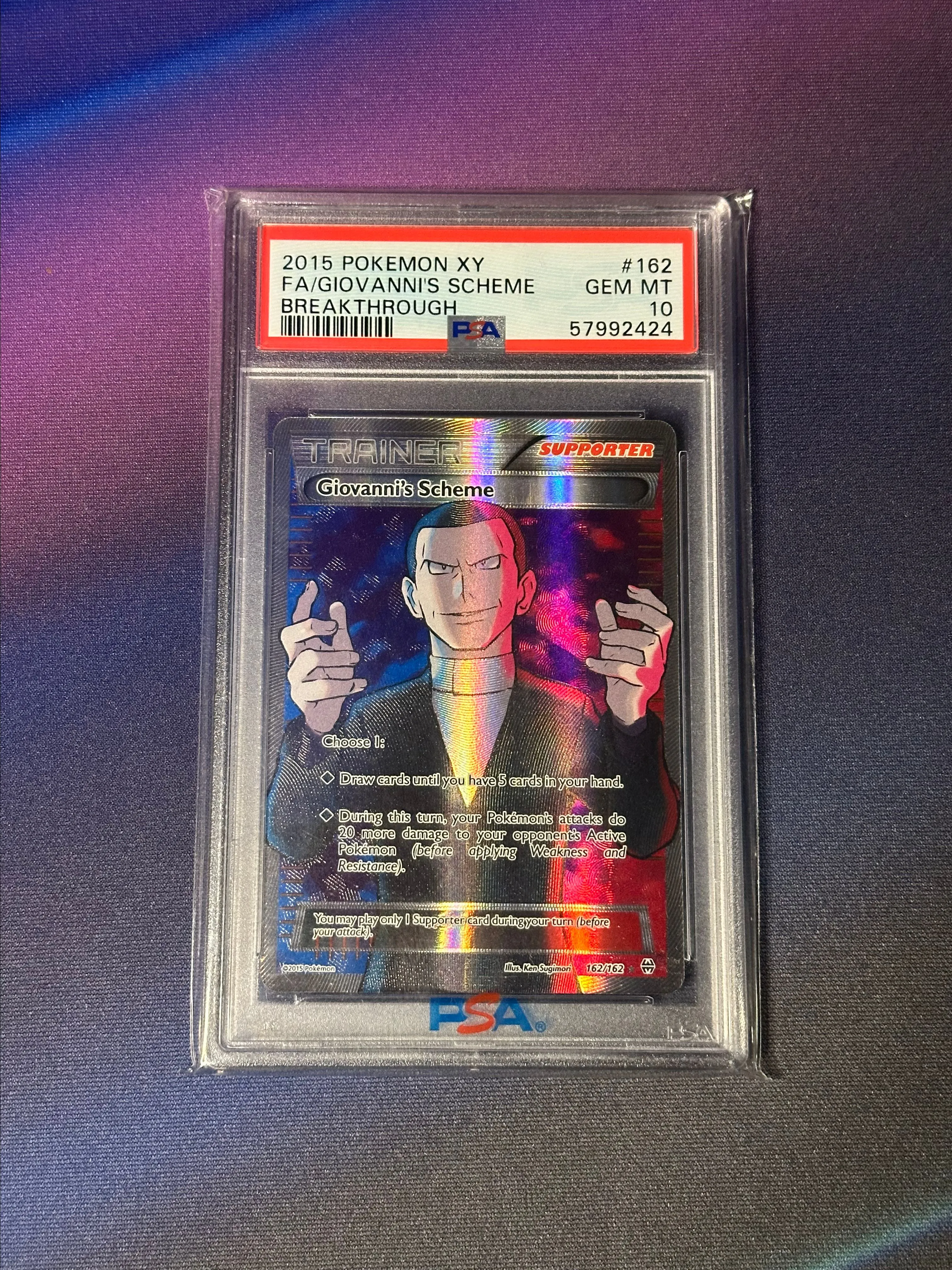Product image for Giovanni's Scheme XY Breakthrough 162/162 PSA 10
