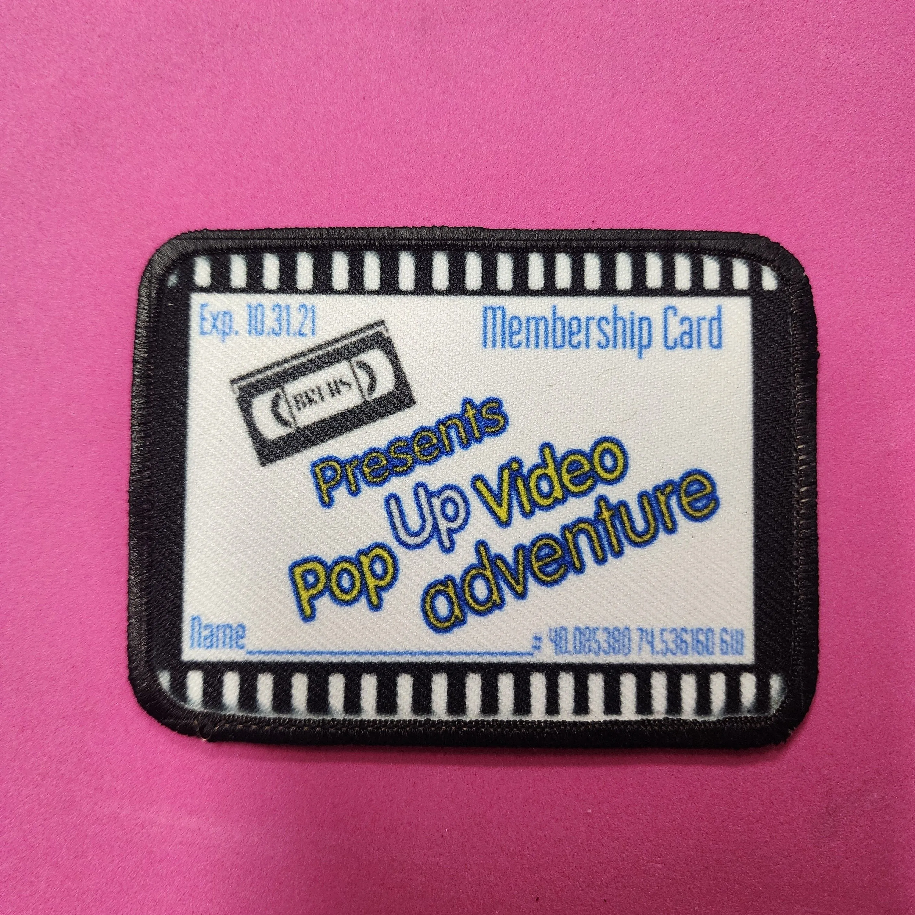 Product image for Video Store patch 3x4