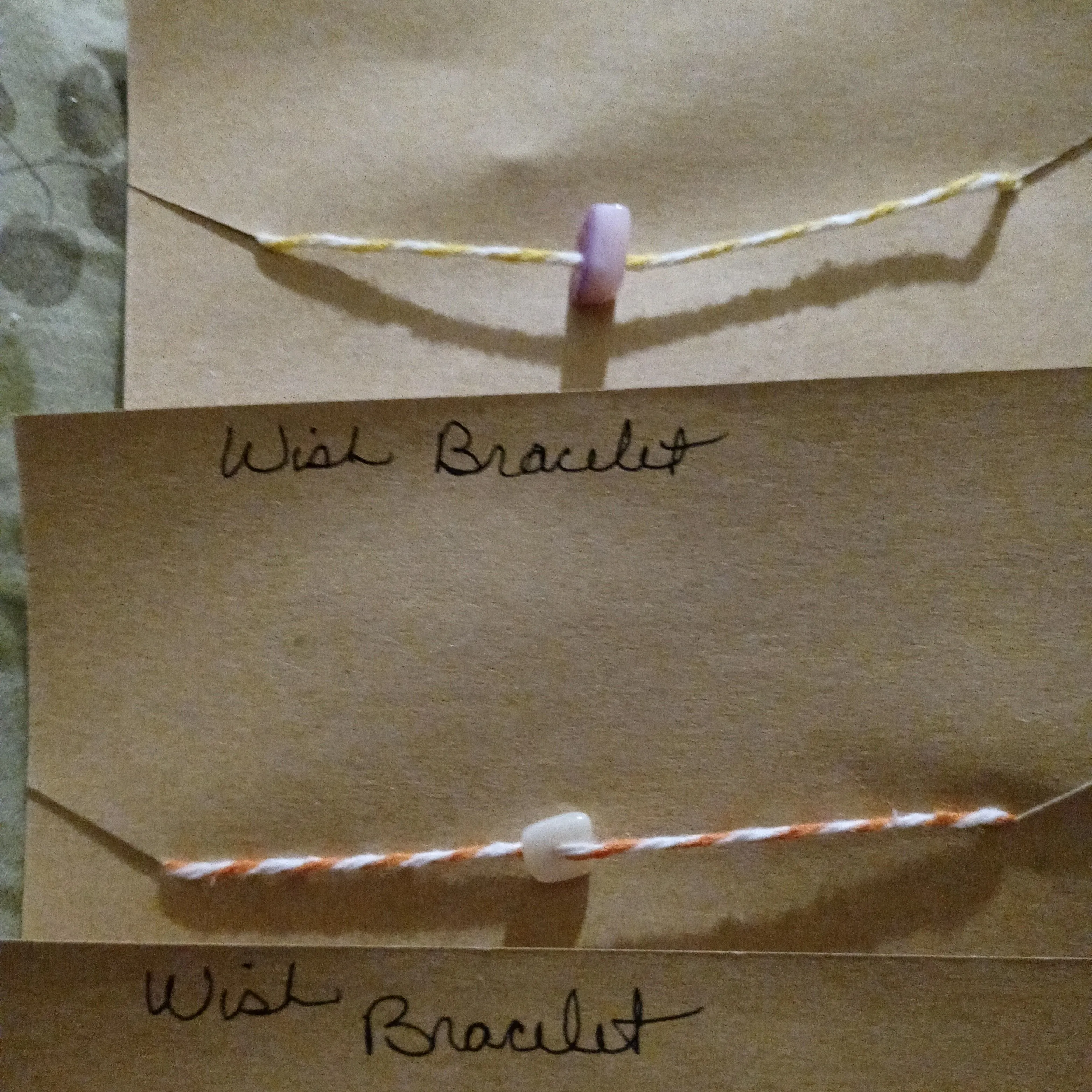 Product image for 1 random wish bracelet with bead or charm bloop the chat or gift yourself