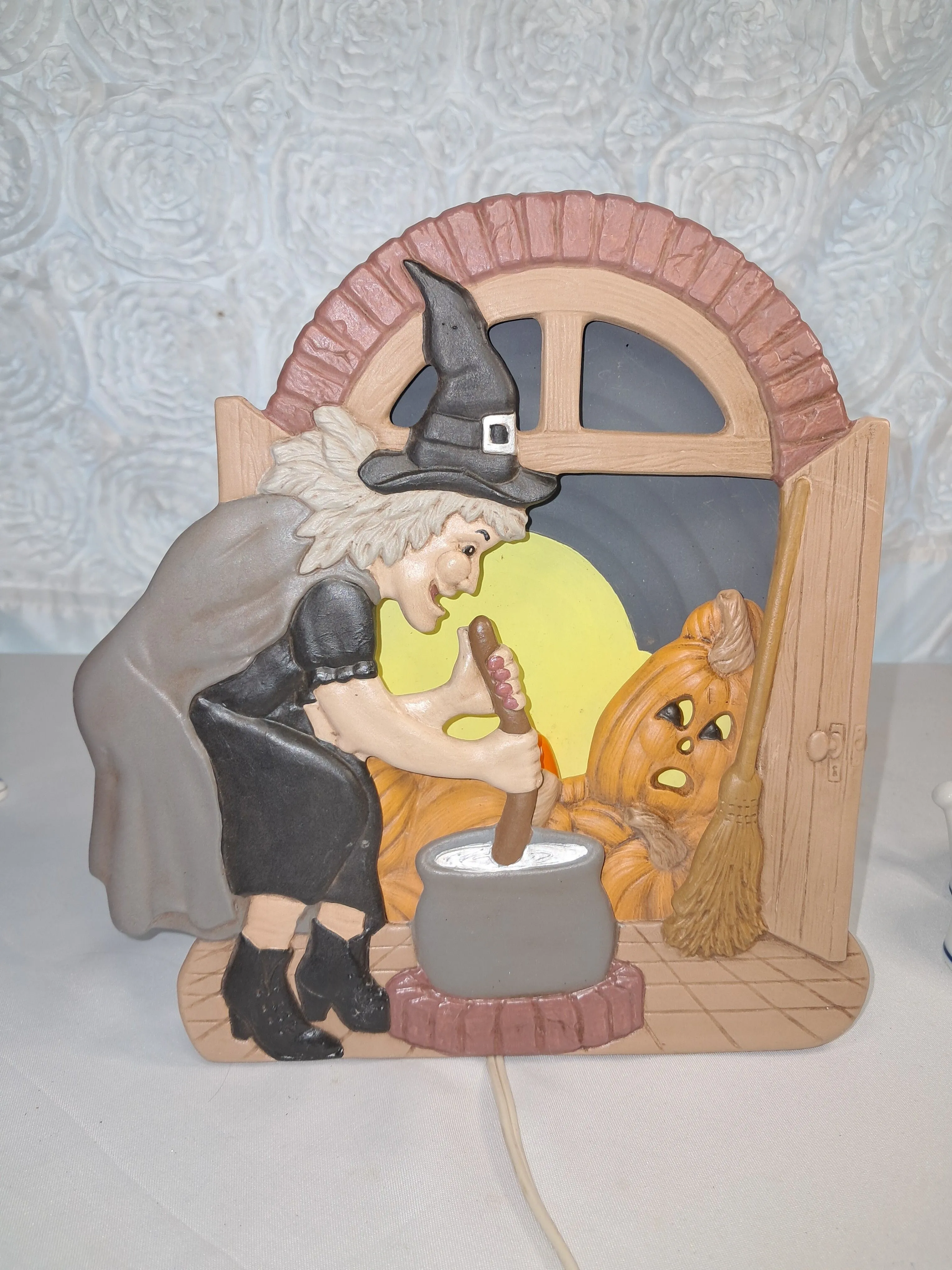 Product image for #37. Amazing Ceramic Witch Electric Light 