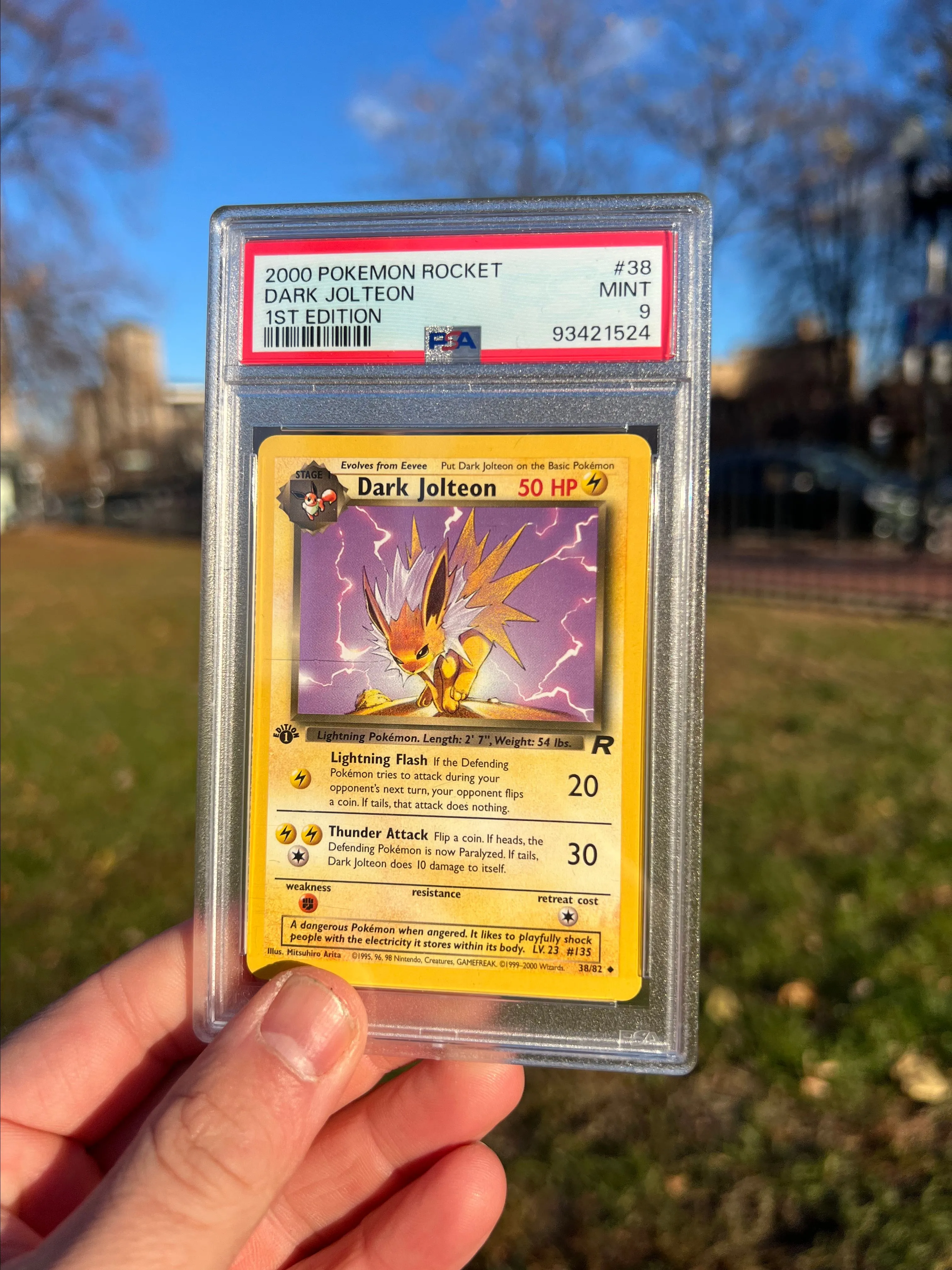 dark jolteon pokemon card Jolteon EX (153/131) – PokeGuard main image 1