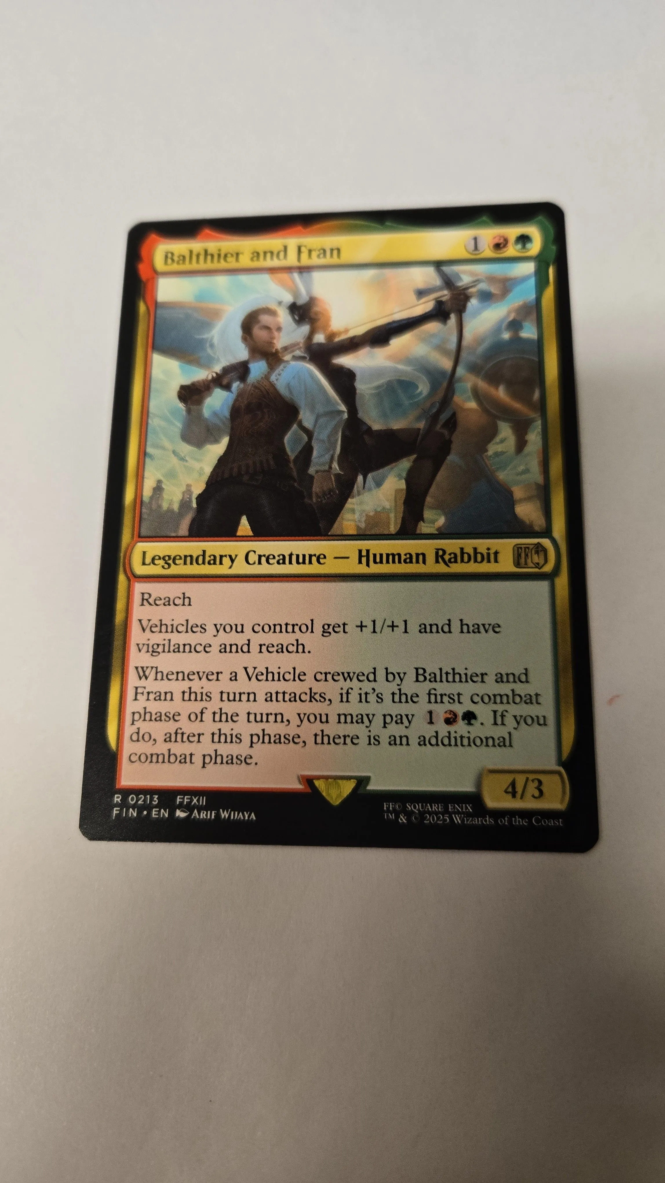 Product image for mtg Final fantasy Balthier and Fran