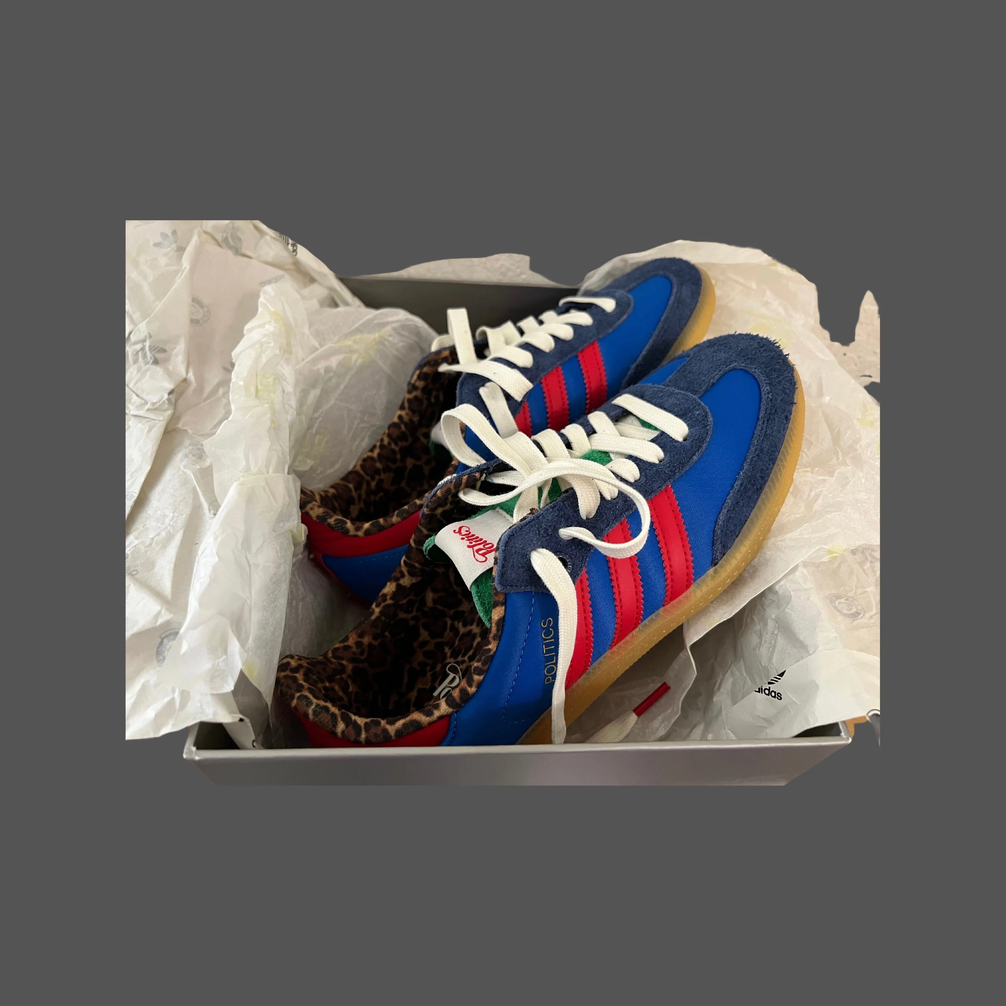 adidas gazelle silver green womens Sneaker Politics main image 0