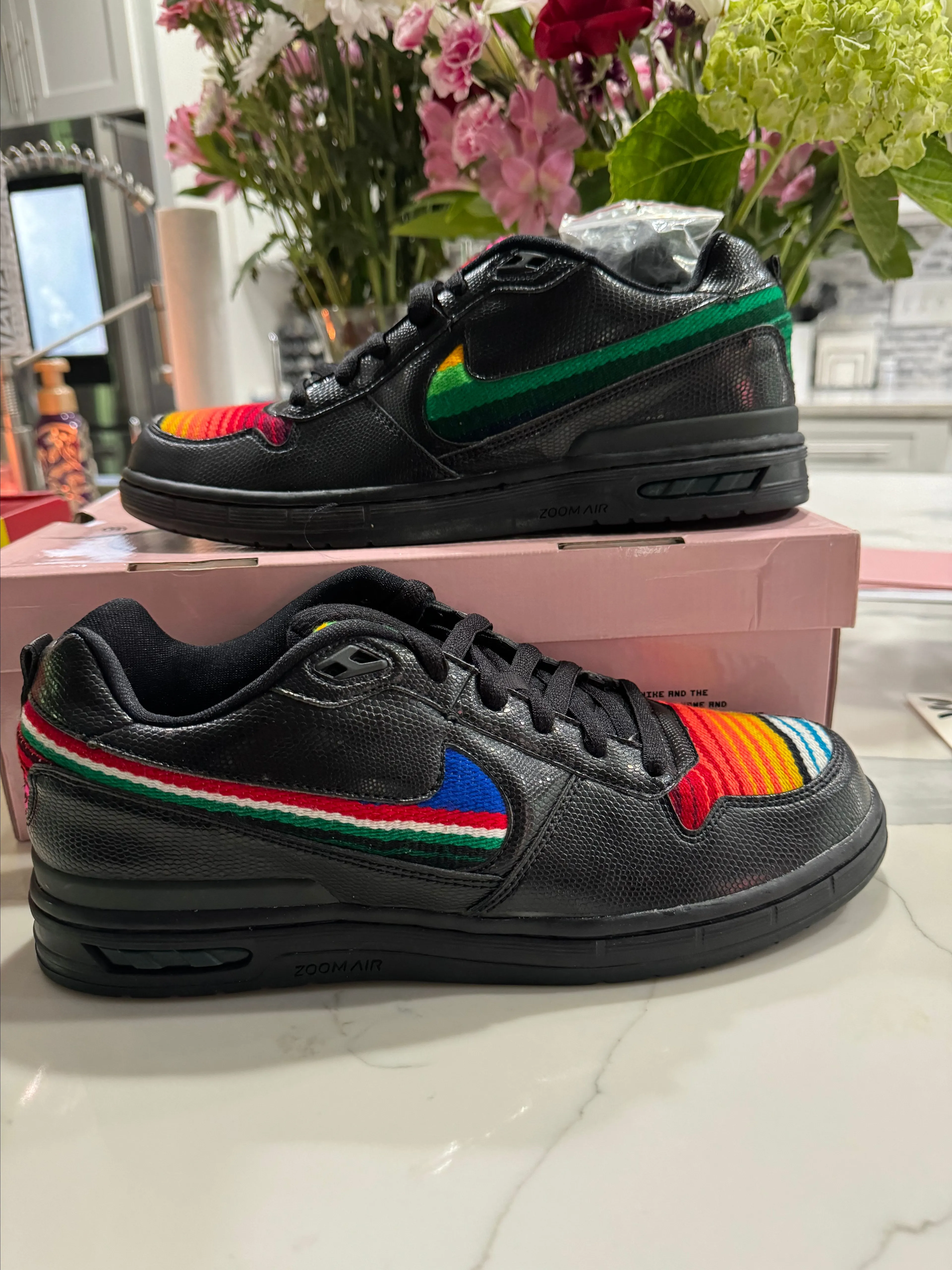 Size 12 Nike Paul Rodriguez Zoom Air Elite Mexican Blanket SB Dunk 