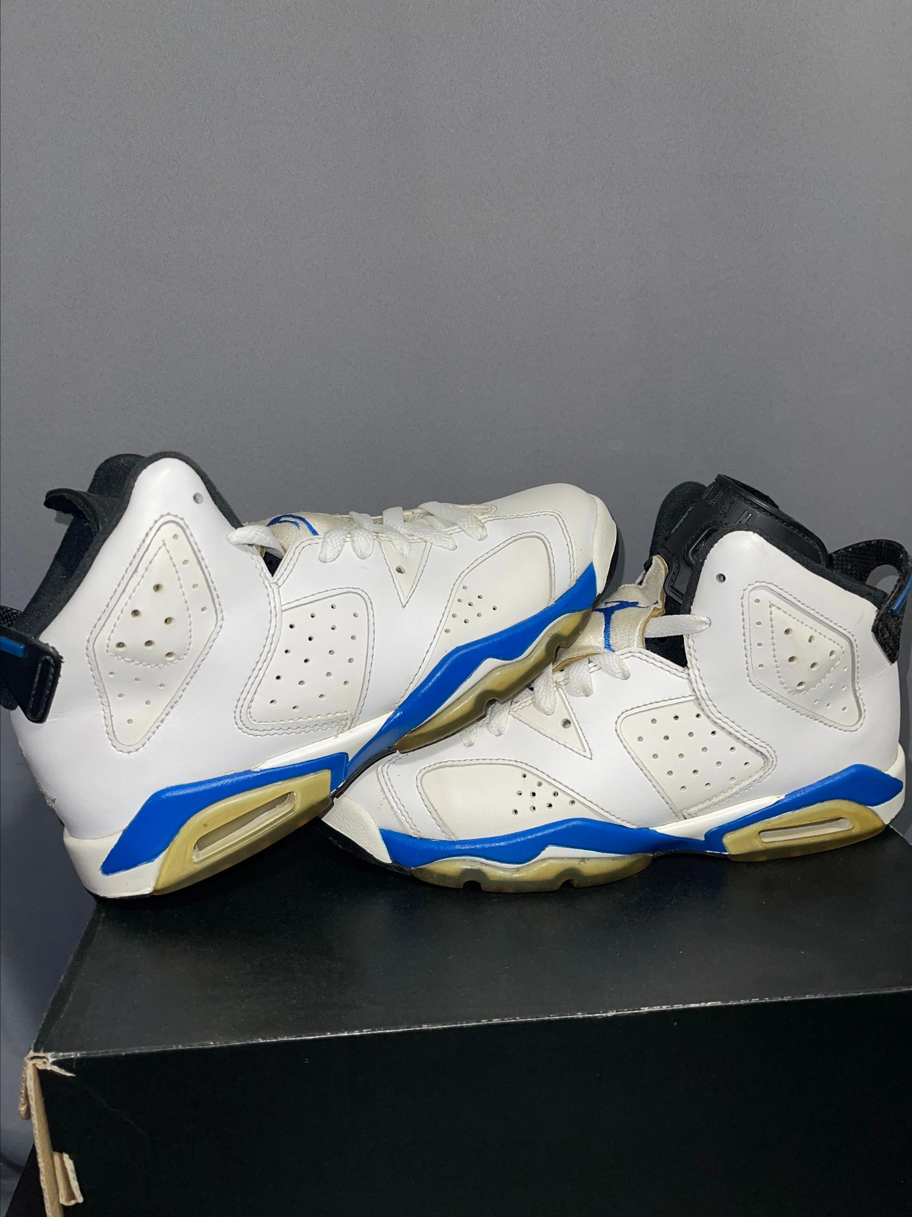 Product image for 5Y Jordan 6 Retro "Sport Blue" (2014) (GS)