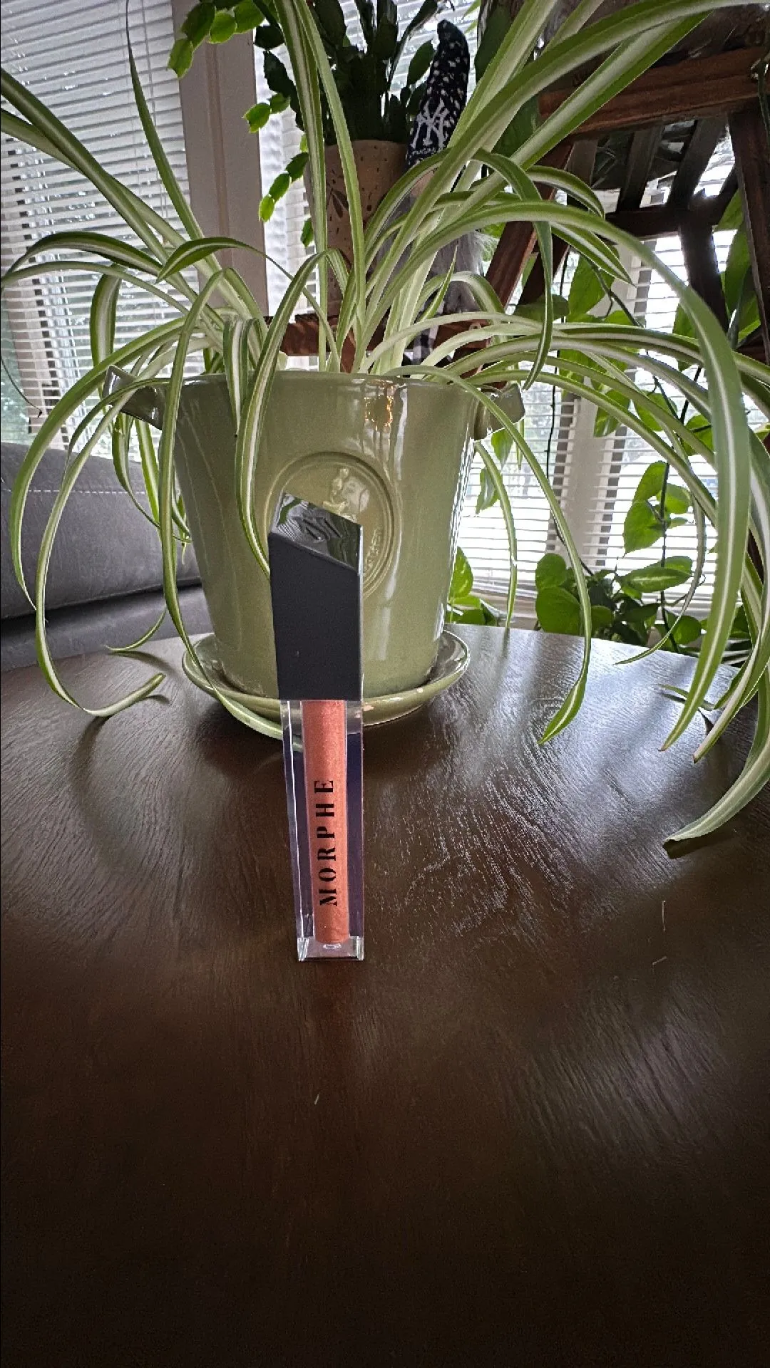 Product image for Morphe lip gloss shade- trippy msrp $12