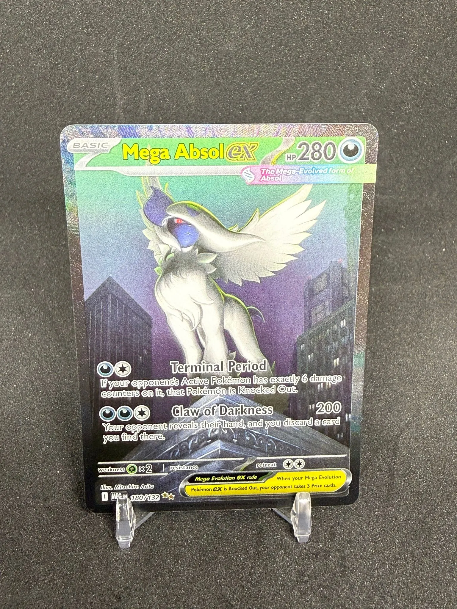 Pokmon TCG Mega Absol EX 180/132 Secret Rare Mega Evolutions  Whatnot:  Shop, Sell, Connect