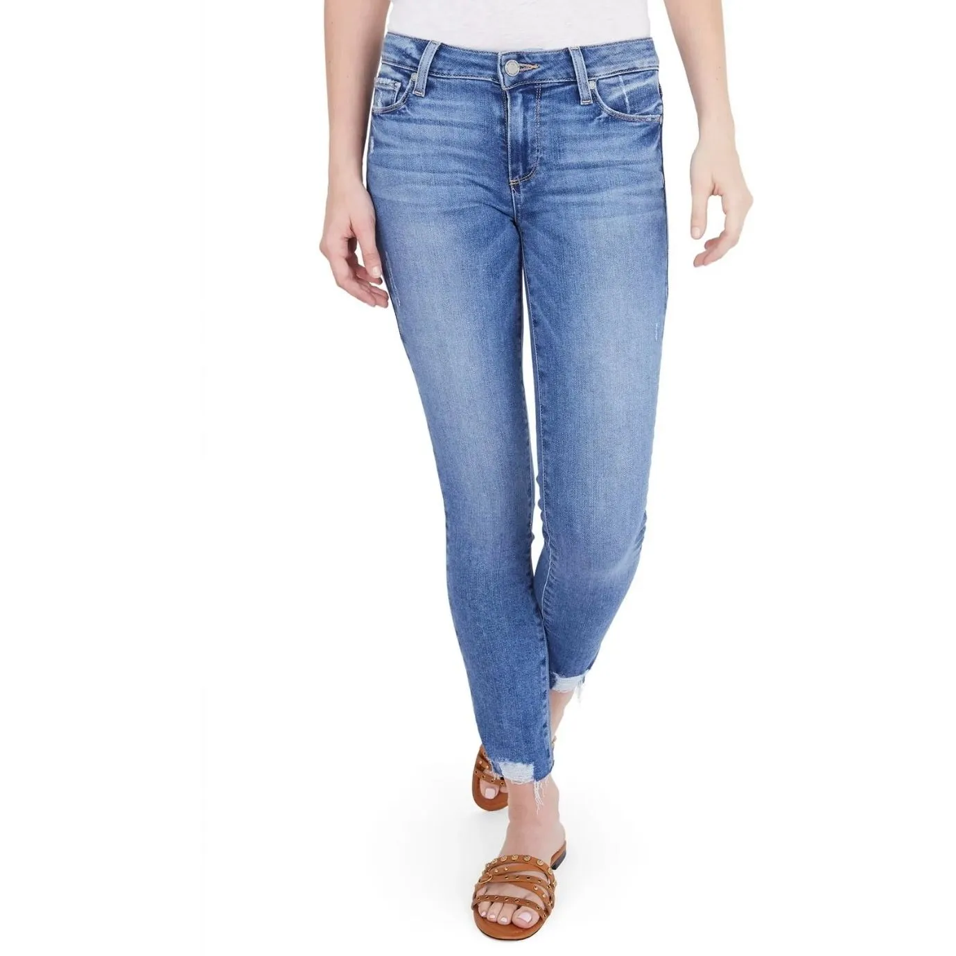Product image for Paige Verdugo Ankle Flo Destructed Jeans