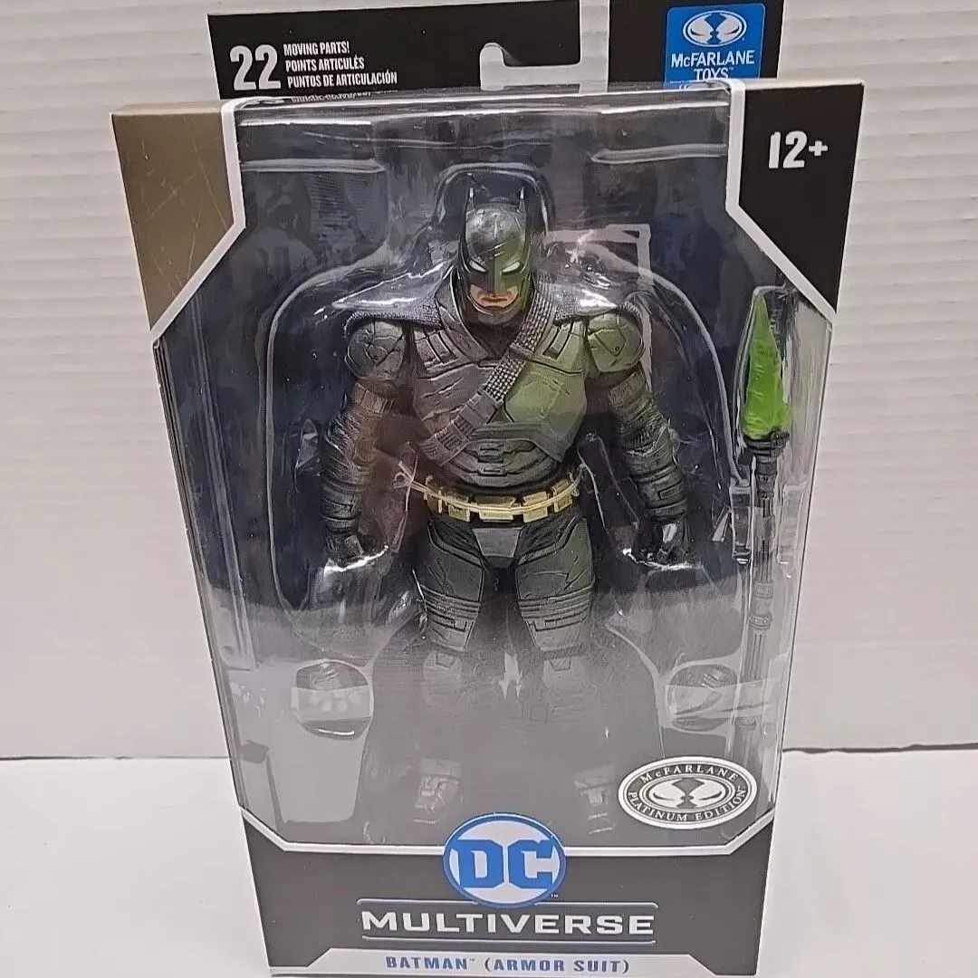 Product image for  MCFARLANE DC MULTIVERSE BATMAN (ARMOR SUIT) 7" ACTION FIGURE PLATINUM EDITION