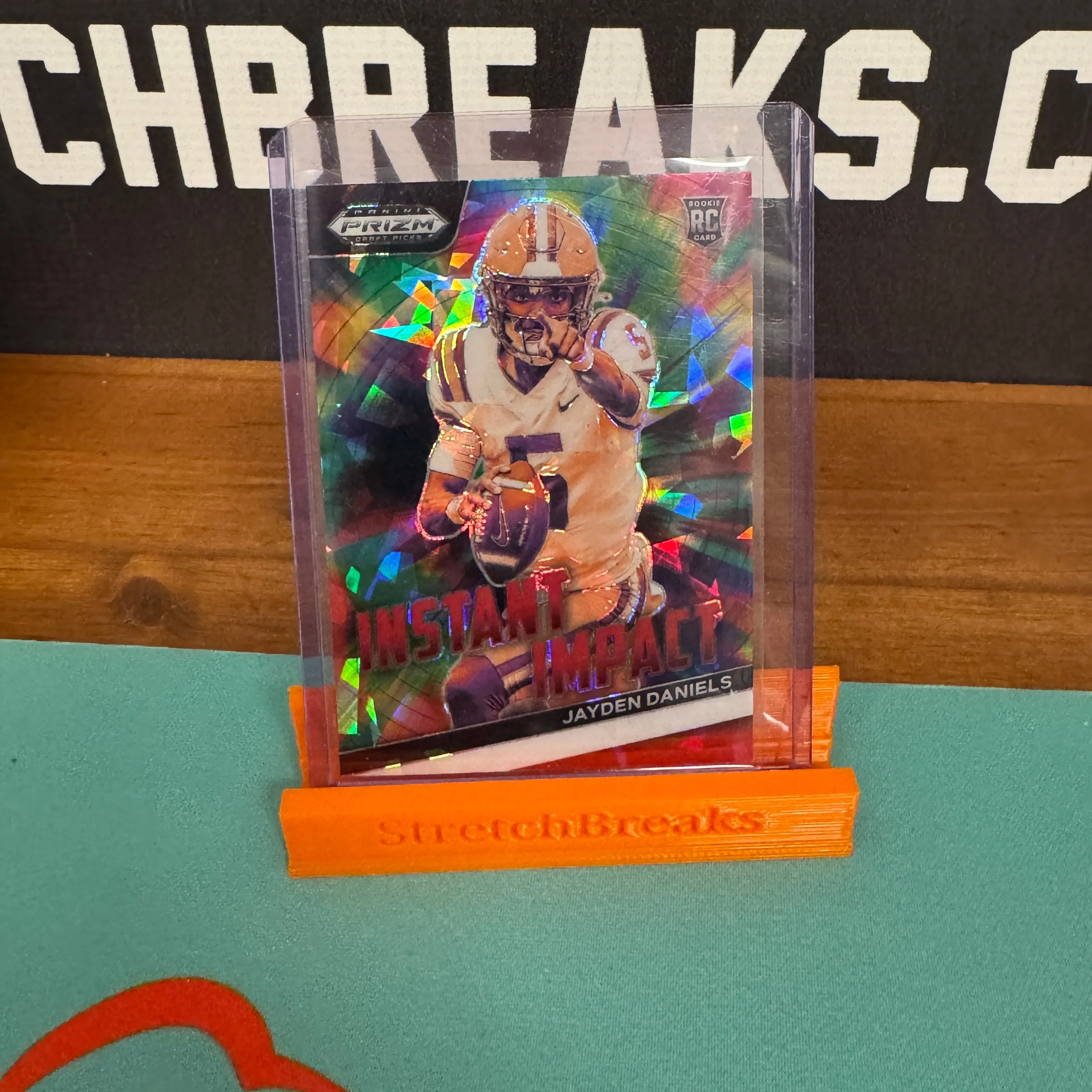 Product image for Jayden Daniels Prizm Draft Red Ice Fearless RC