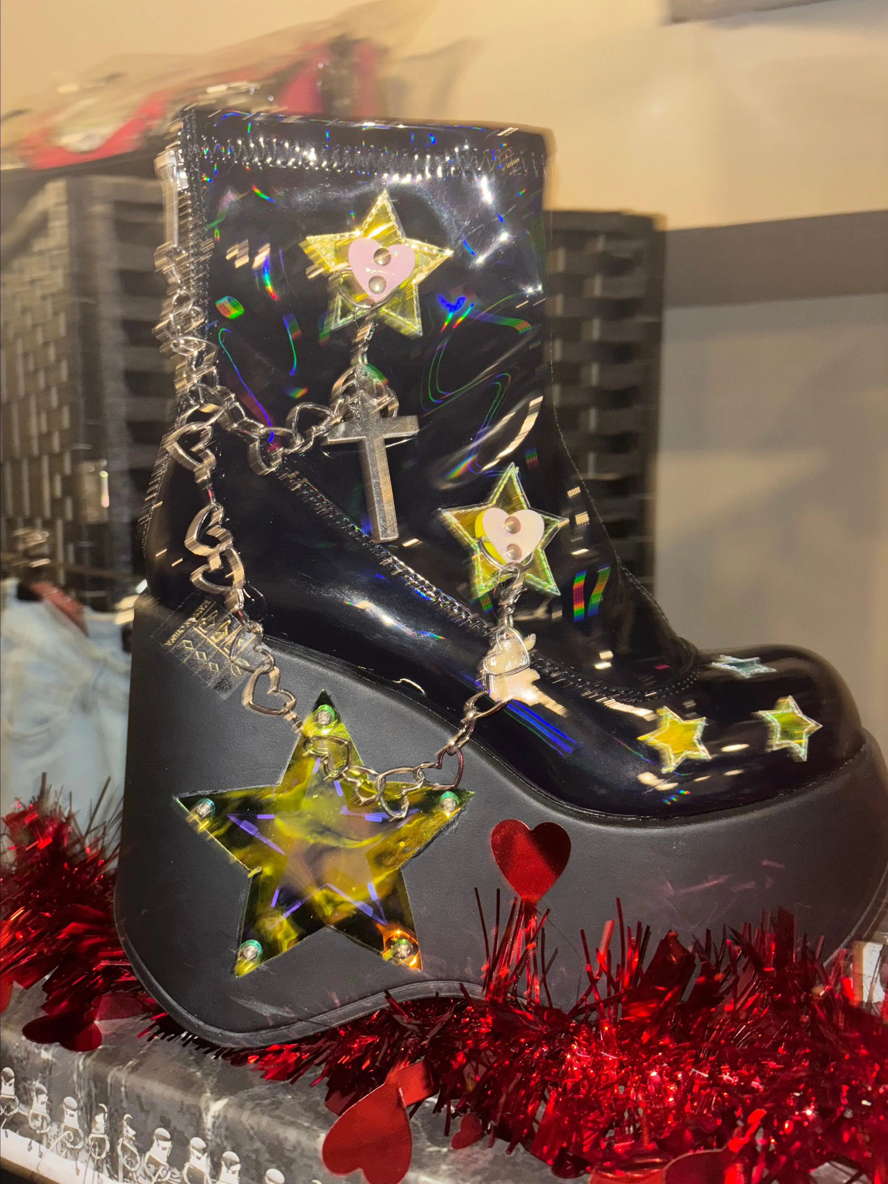 Product image for Galactic Goddess Rave LED Boots