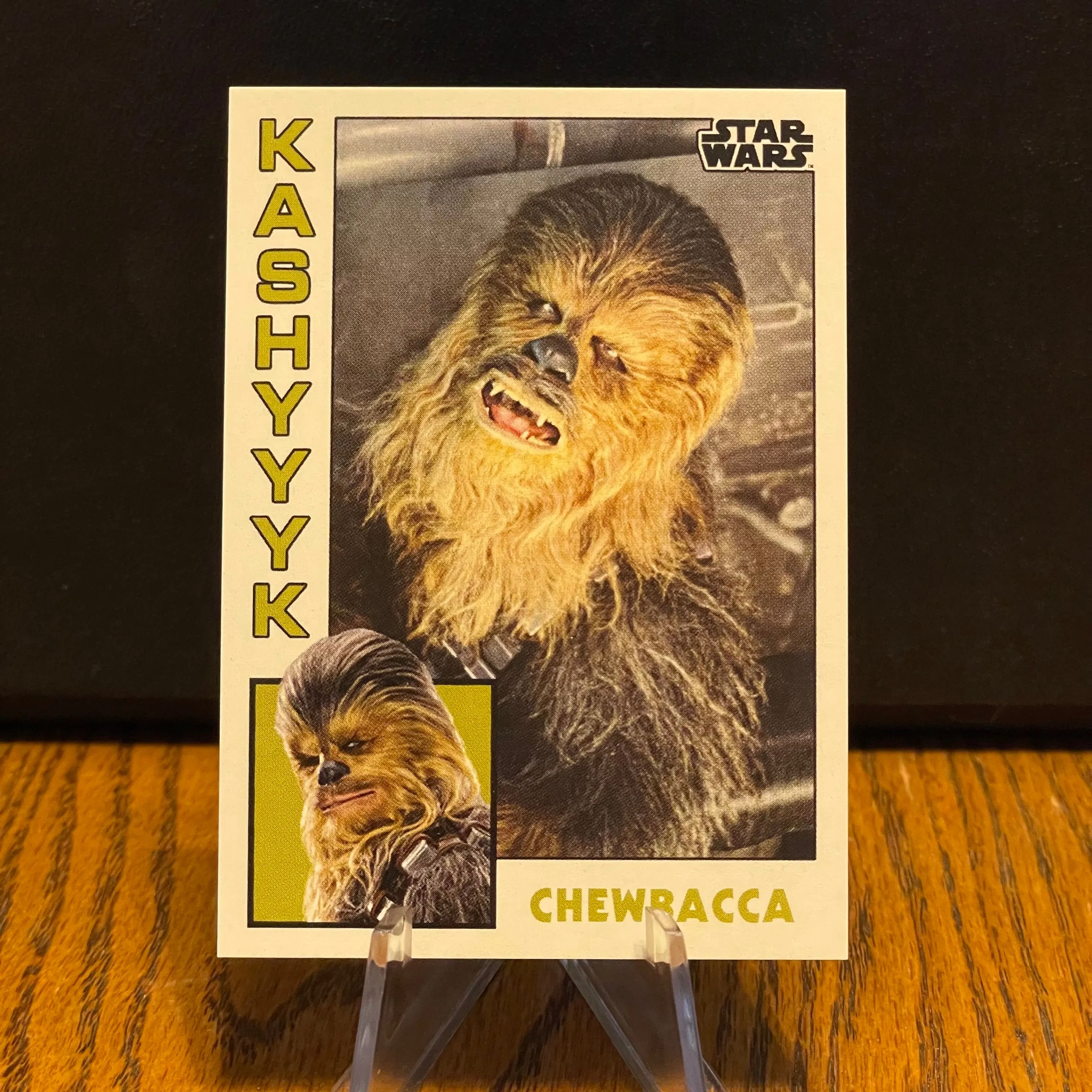 Product image for Star Wars - Chewbacca Short Print - 2023 Topps Throwback Thursday #23 SP Image Variation