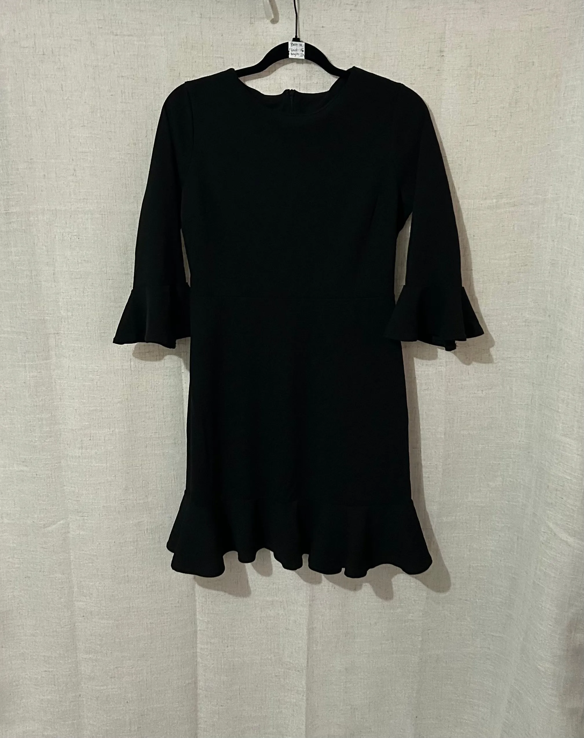 Product image for Black dress with bell sleeves- measures like size S/M