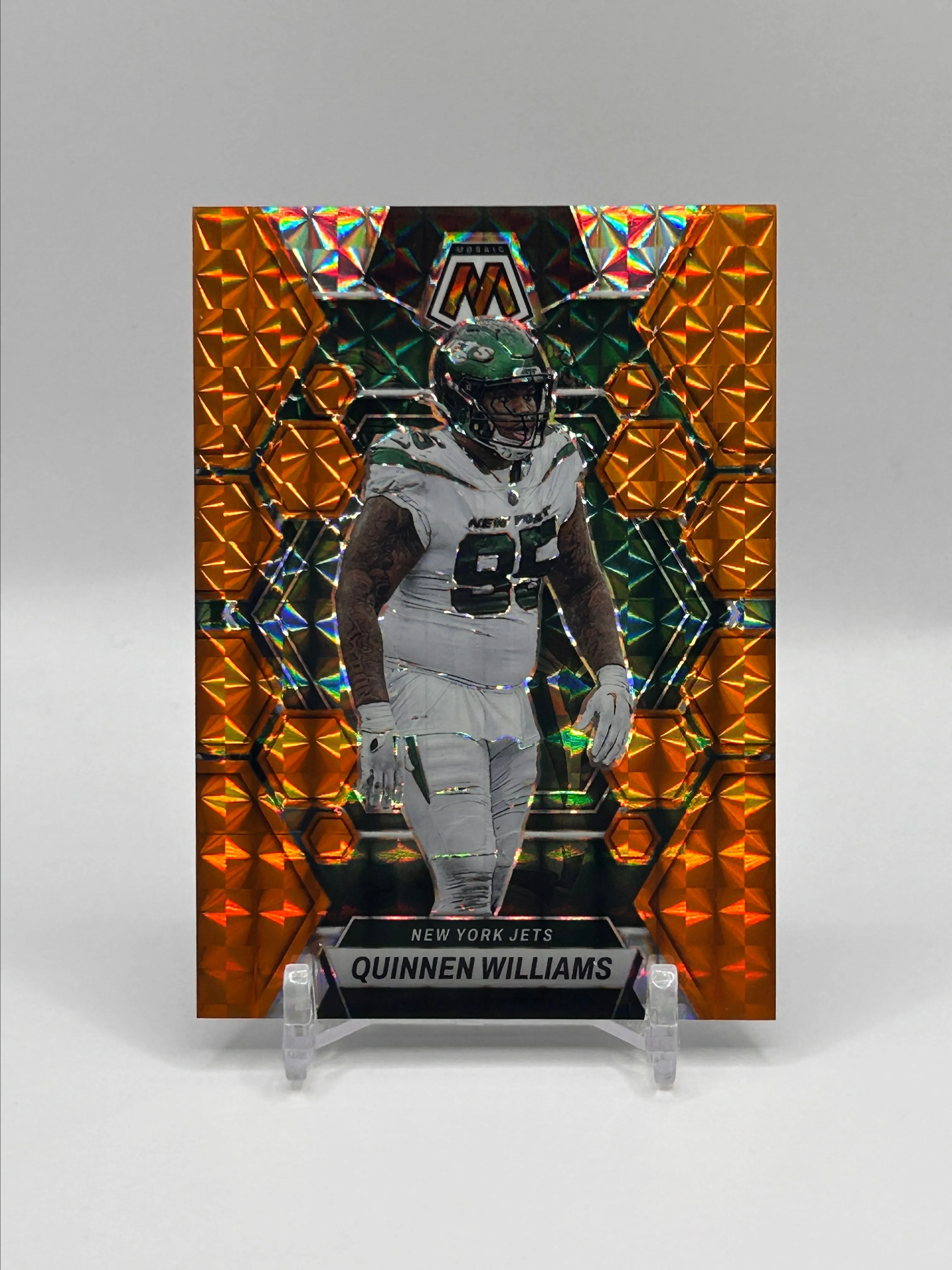 Product image for 2023 Mosaic Football • Quinnen Williams Orange /199