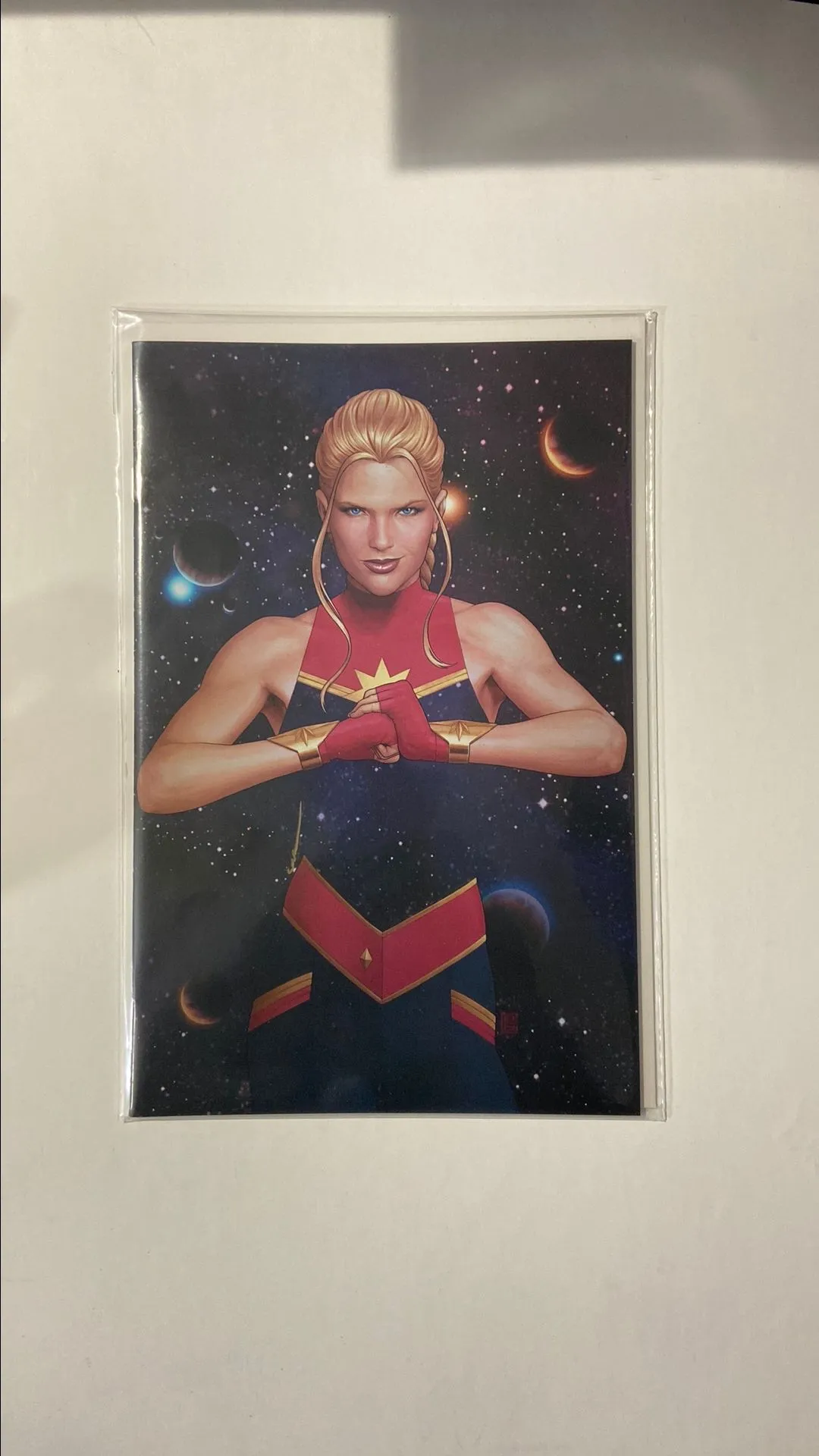 Product image for Captain Marvel 1 Signed by John Tyler Christoper w/Coa