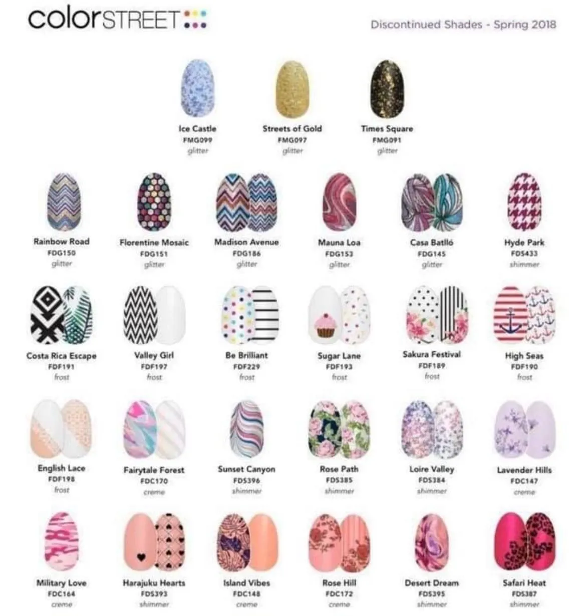 Product image for color street nails**OUT OF STOCK SETS!!!**