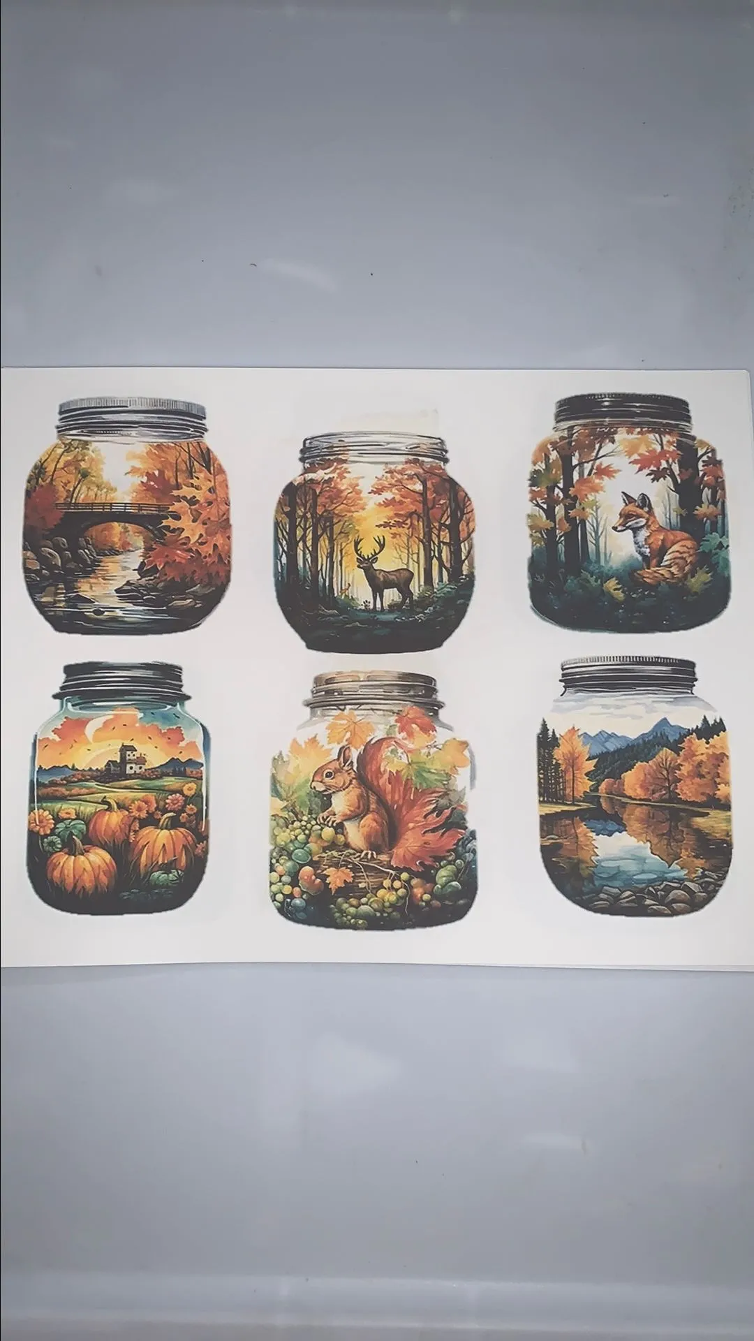 Product image for Fall Mason Jar Printable #3