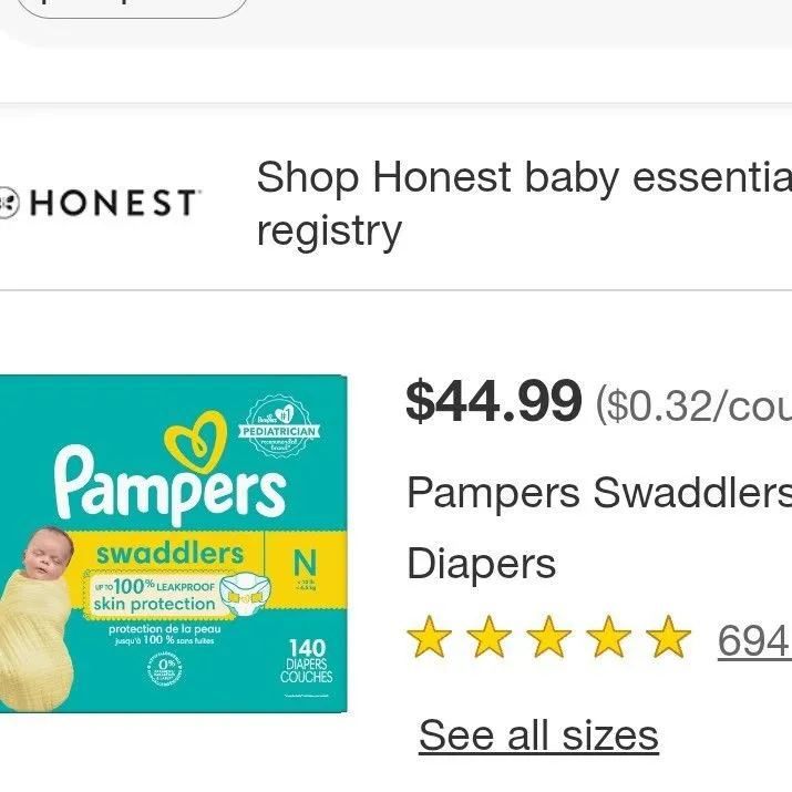 Product image for Newborn Baby Diaper Fund! 
