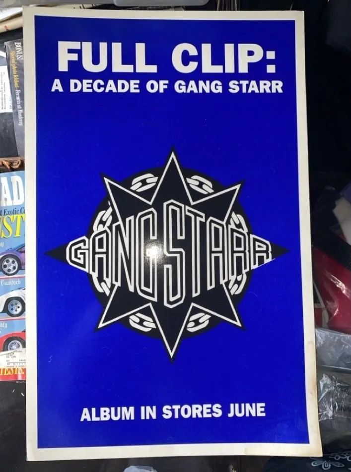 Product image for Gangstarr full clip poster used dj premier the guru
