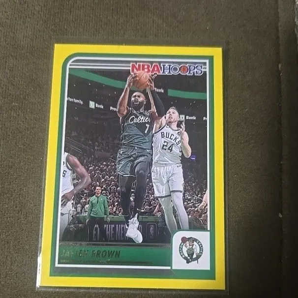 Product image for Jaylen Brown 2023-24 Panini NBA Hoops  Celtics 