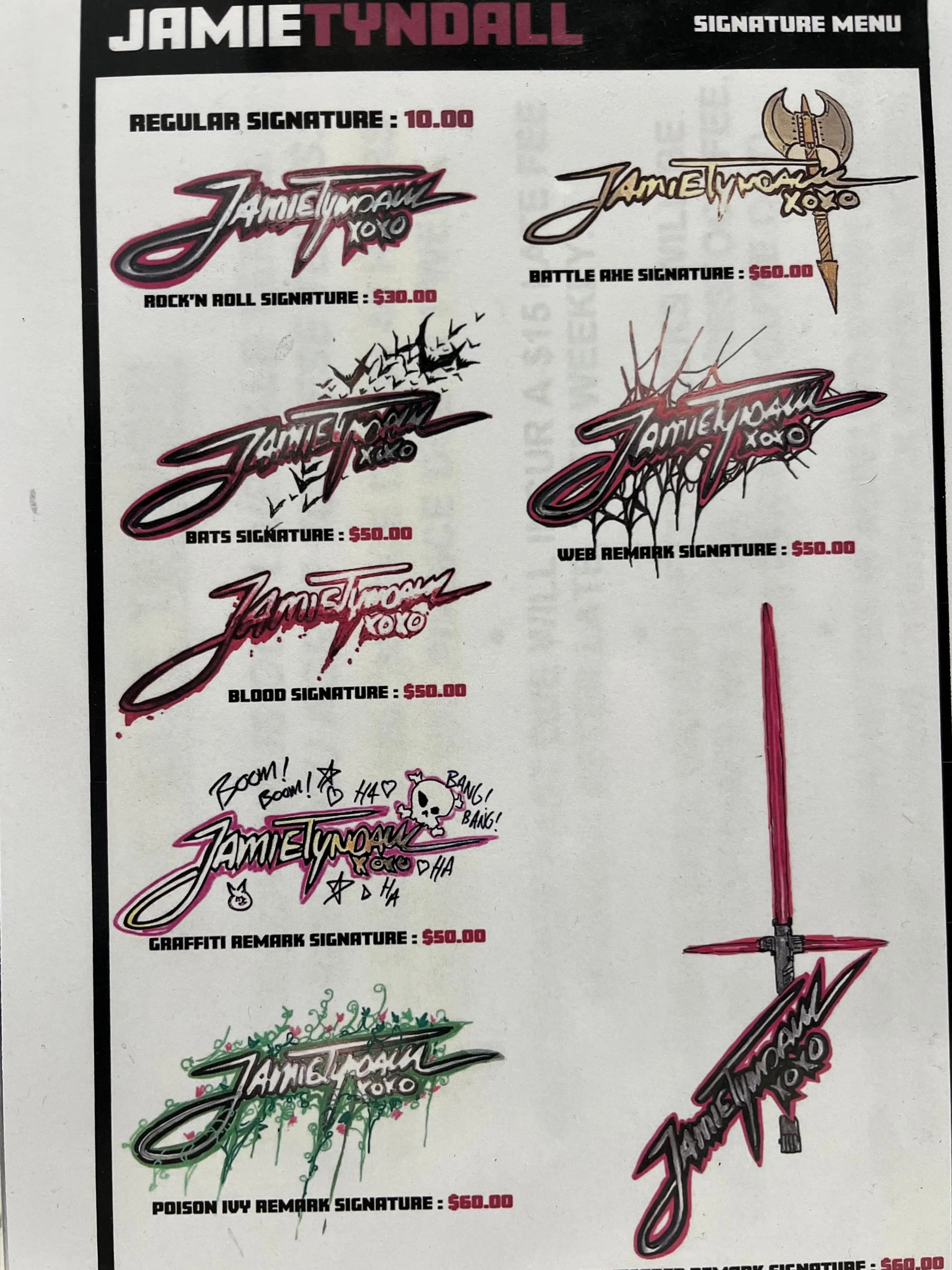 Product image for Standard signature