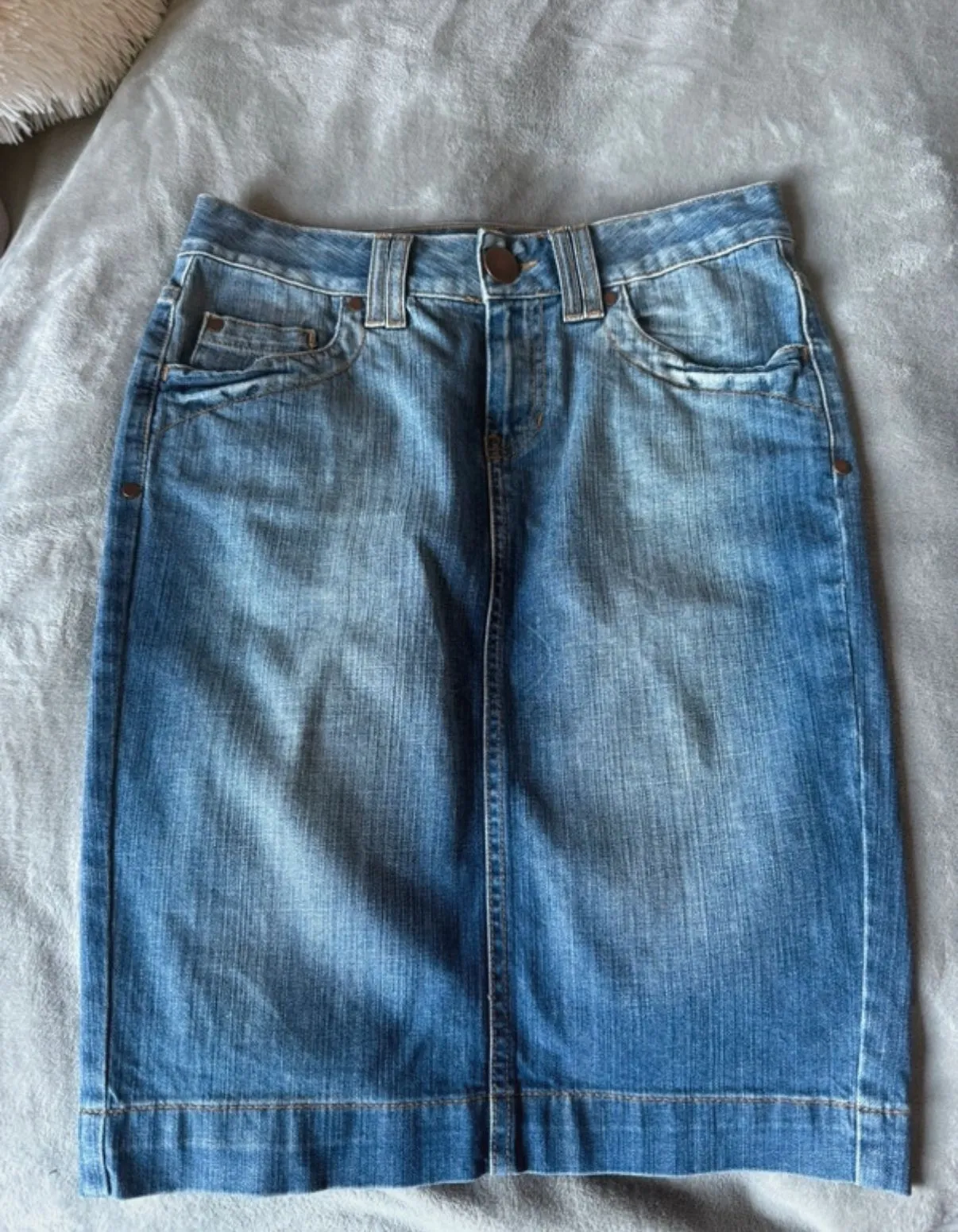 Product image for Vintage denim midi skirt