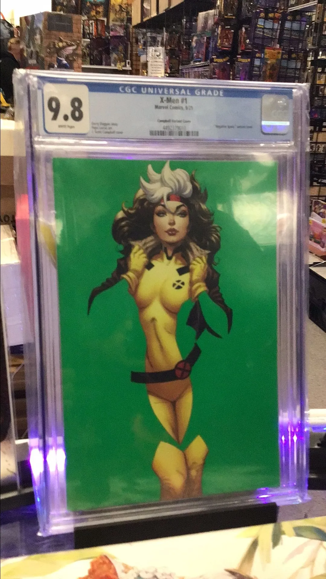 Product image for X-Men #1 CGC 9.8 J. Scott Campbell Rogue Negative Space Virgin Variant