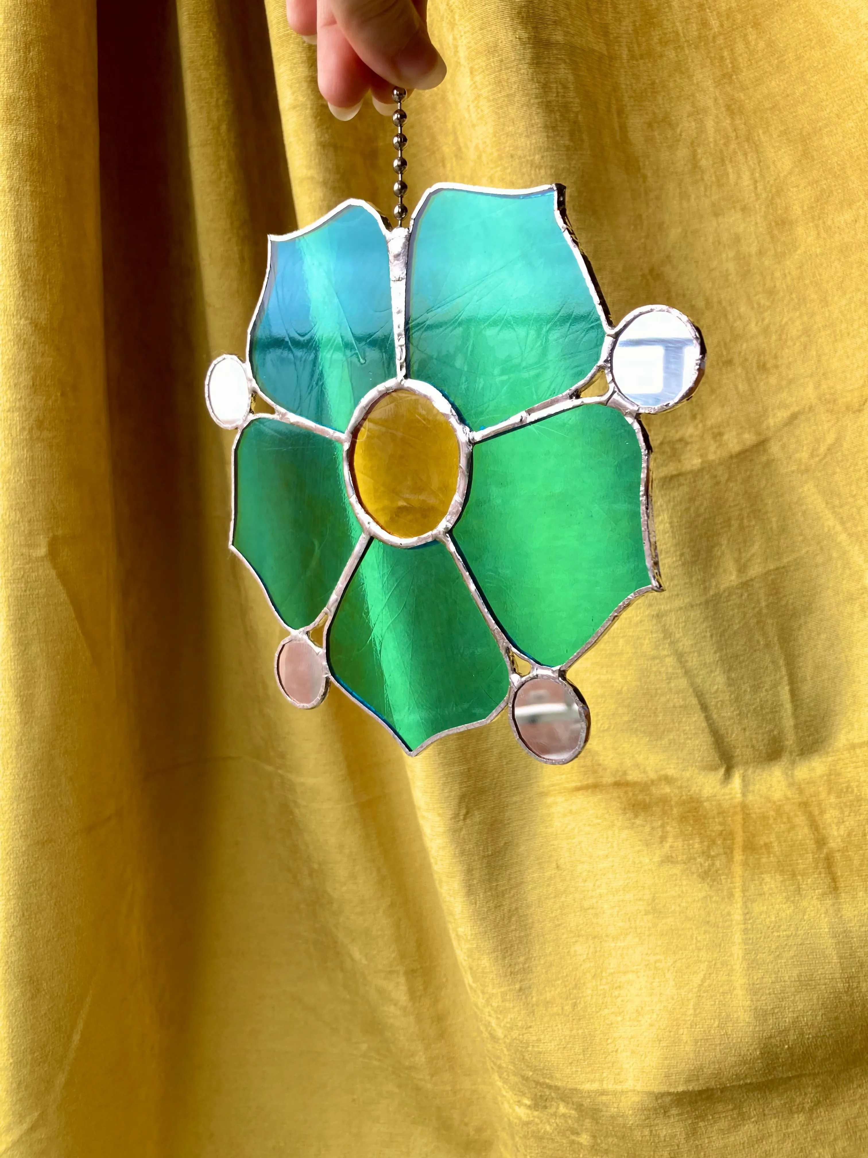 Product image for Stained Glass Hibiscus Flower