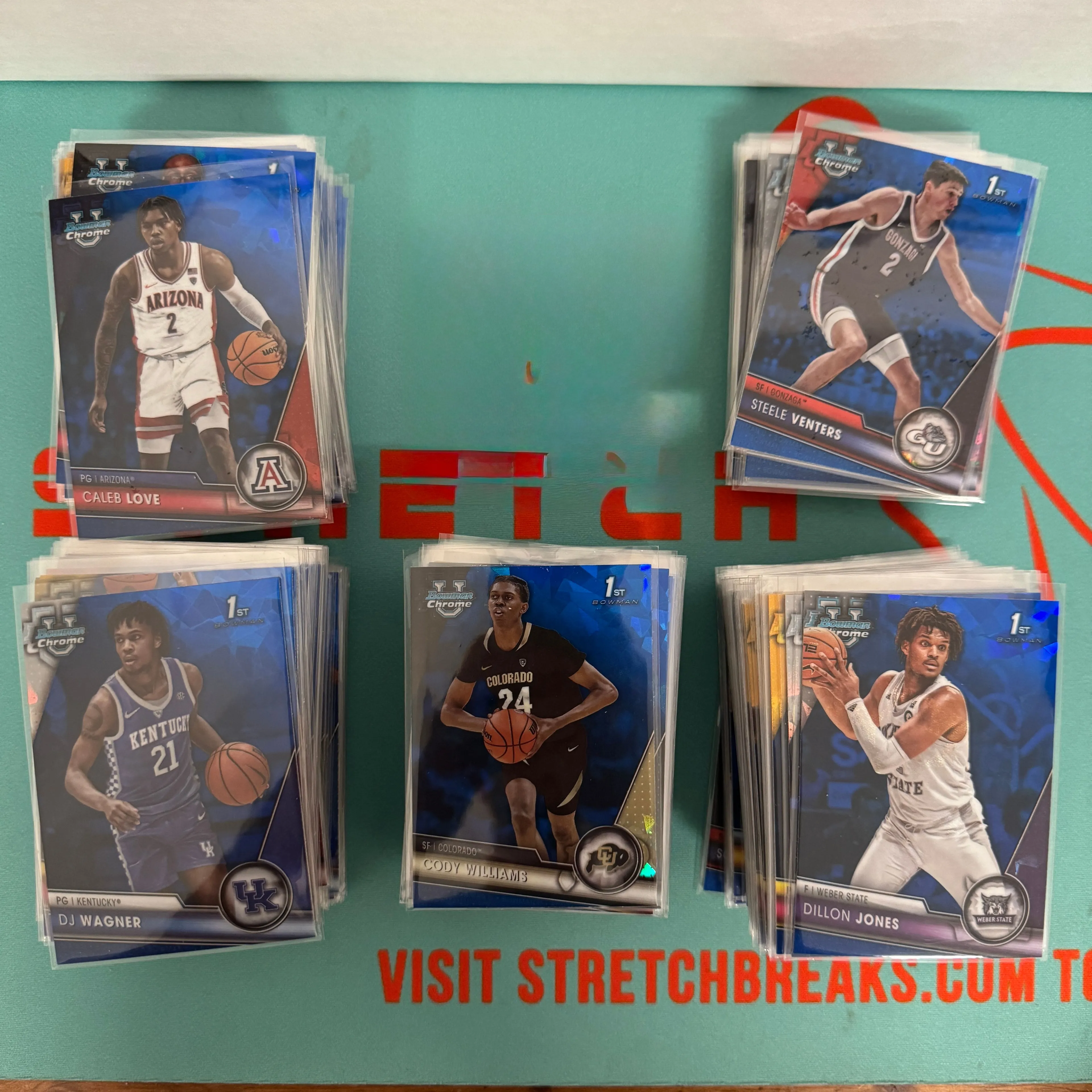 Product image for 2023-24 Bowman University Sapphire Base Lot x230